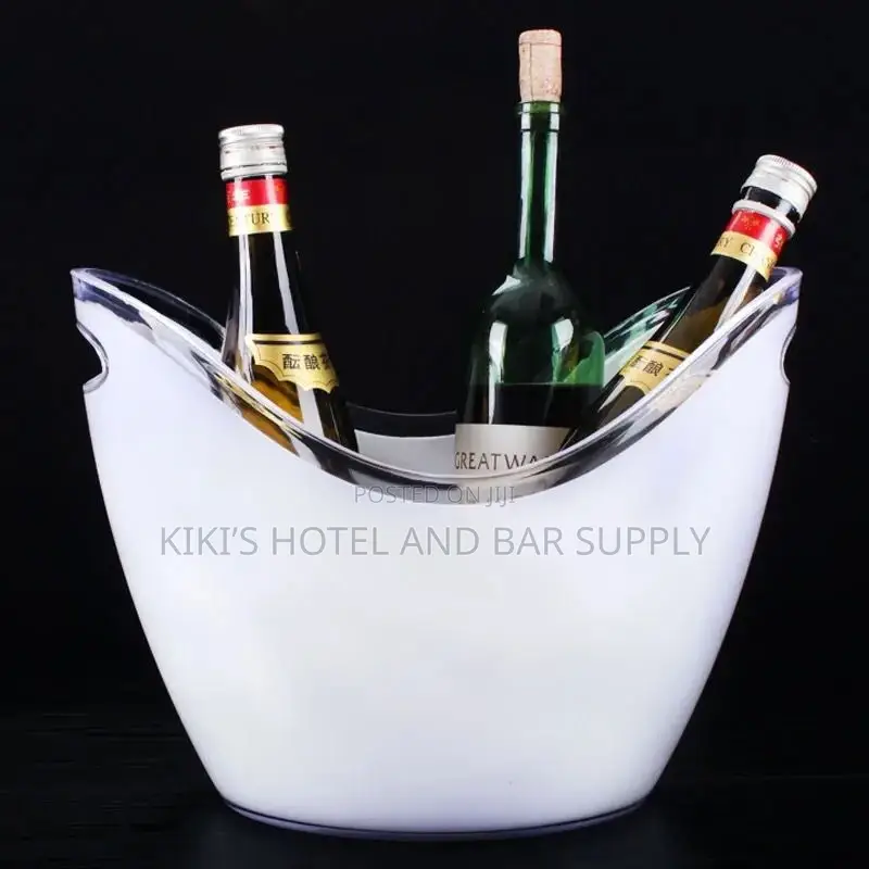 8l White Acrylic Ice Bucket