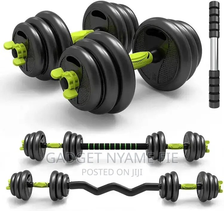 40kg Full Gym Set (Weights,Bar Bell,Kettle Bell,Push Up Bar)