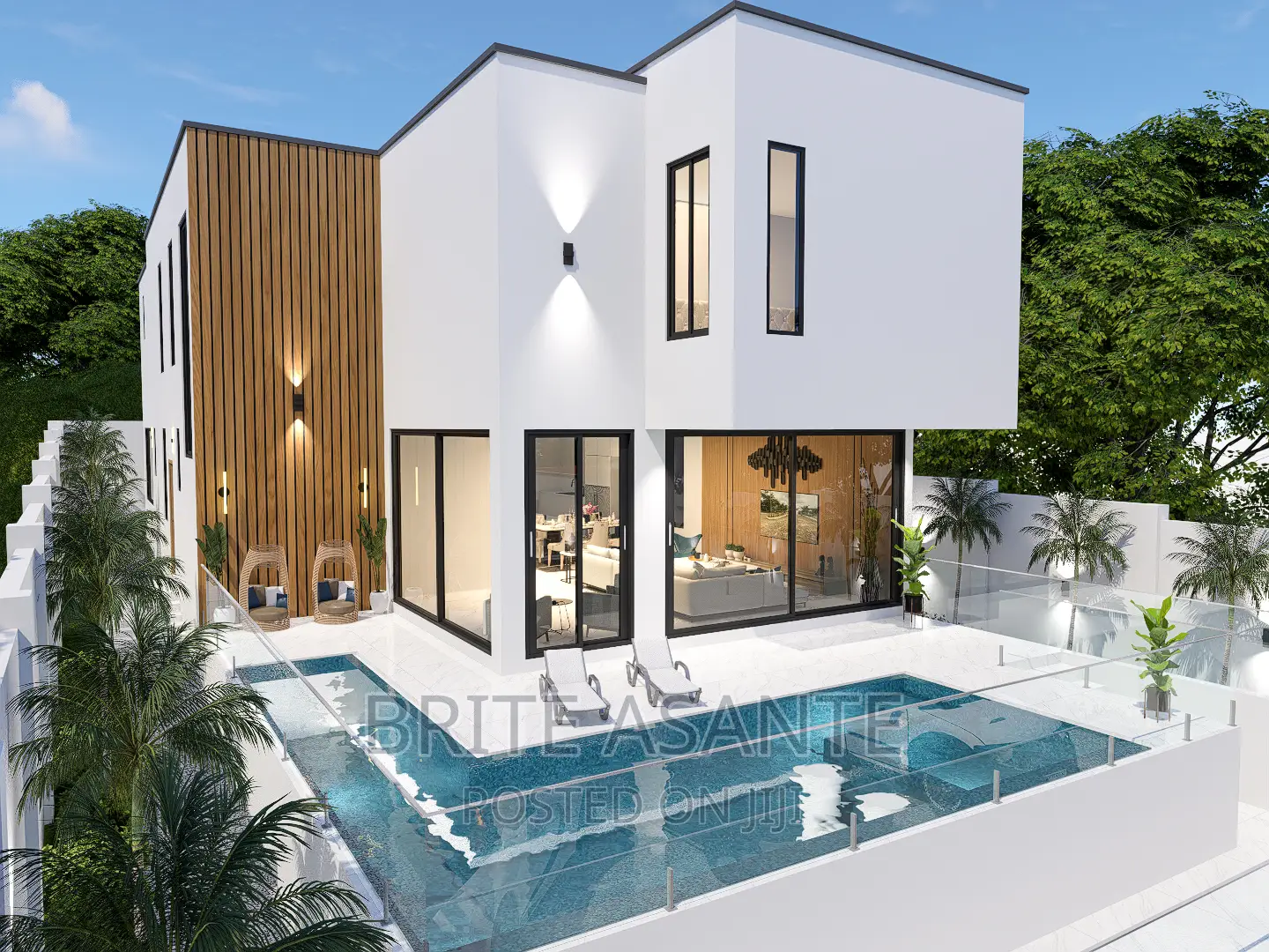 Four Bedrooms House Design