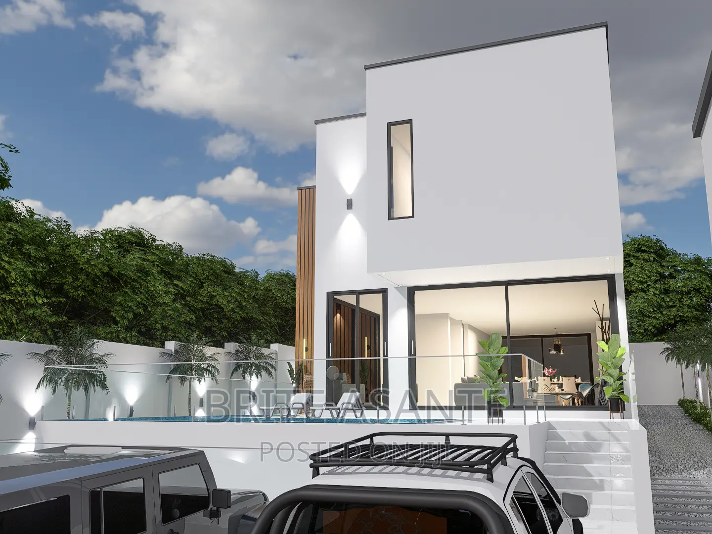 Four Bedrooms House Design