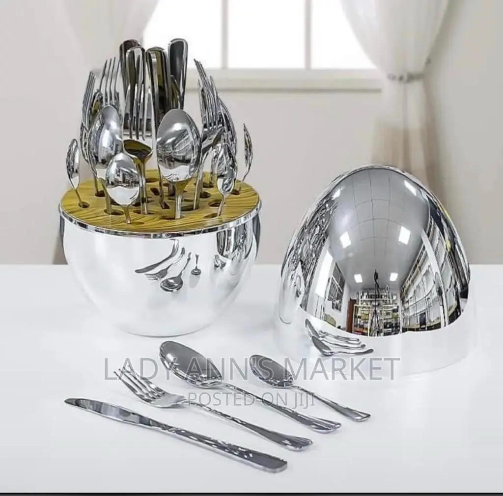 Egg Shaped Cutlery Set