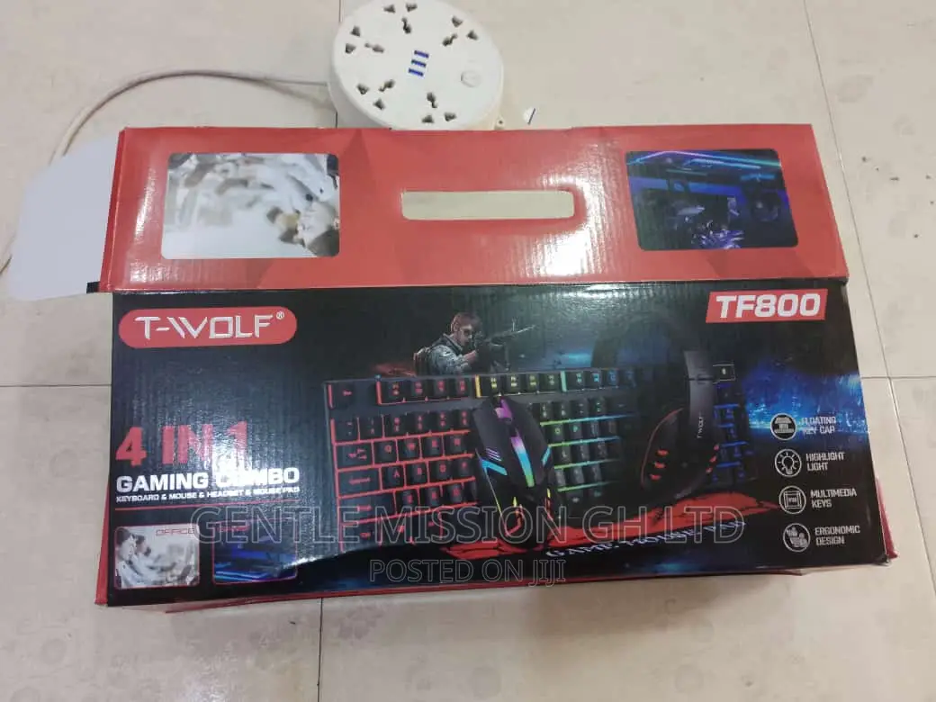 4in1 Gaming Keyboard Mouse, Headset Mouse Pad