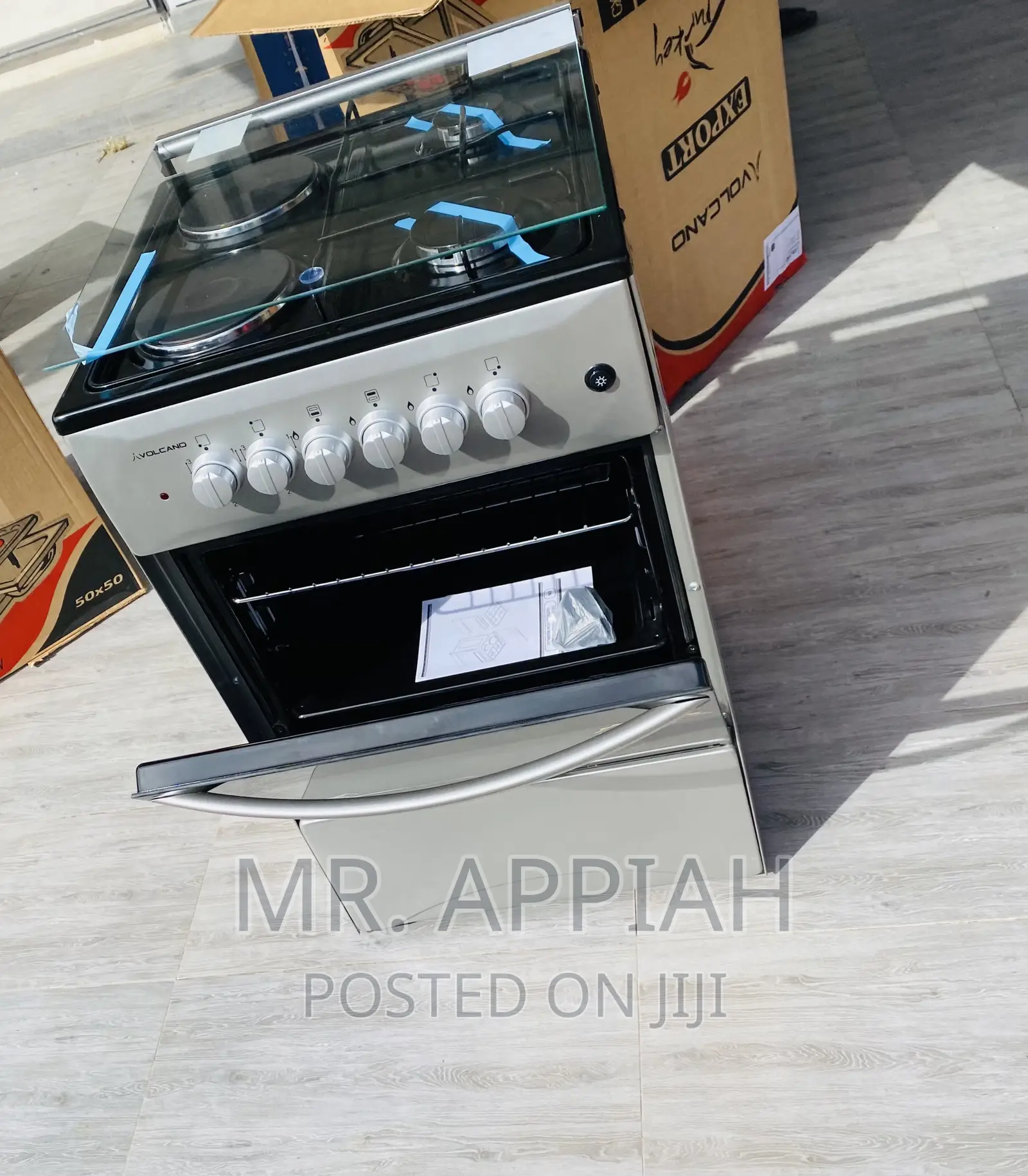Quality Yet Affordable Volcano 2 + 2 Burner With Glass Lid.