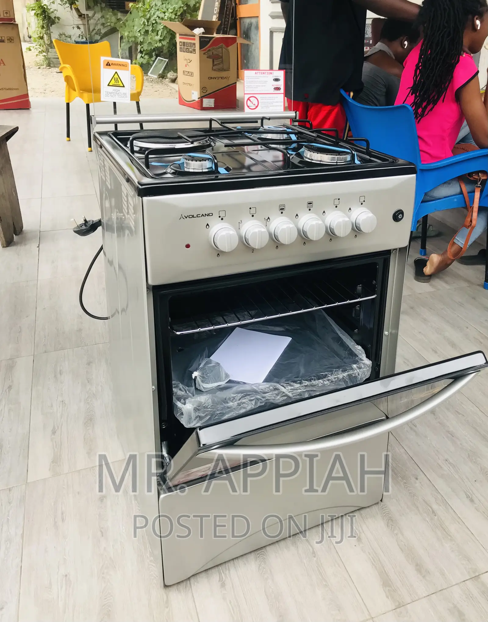 Purchase Classic Volcano 3 Gas + 1 Electric Burner(Gray).