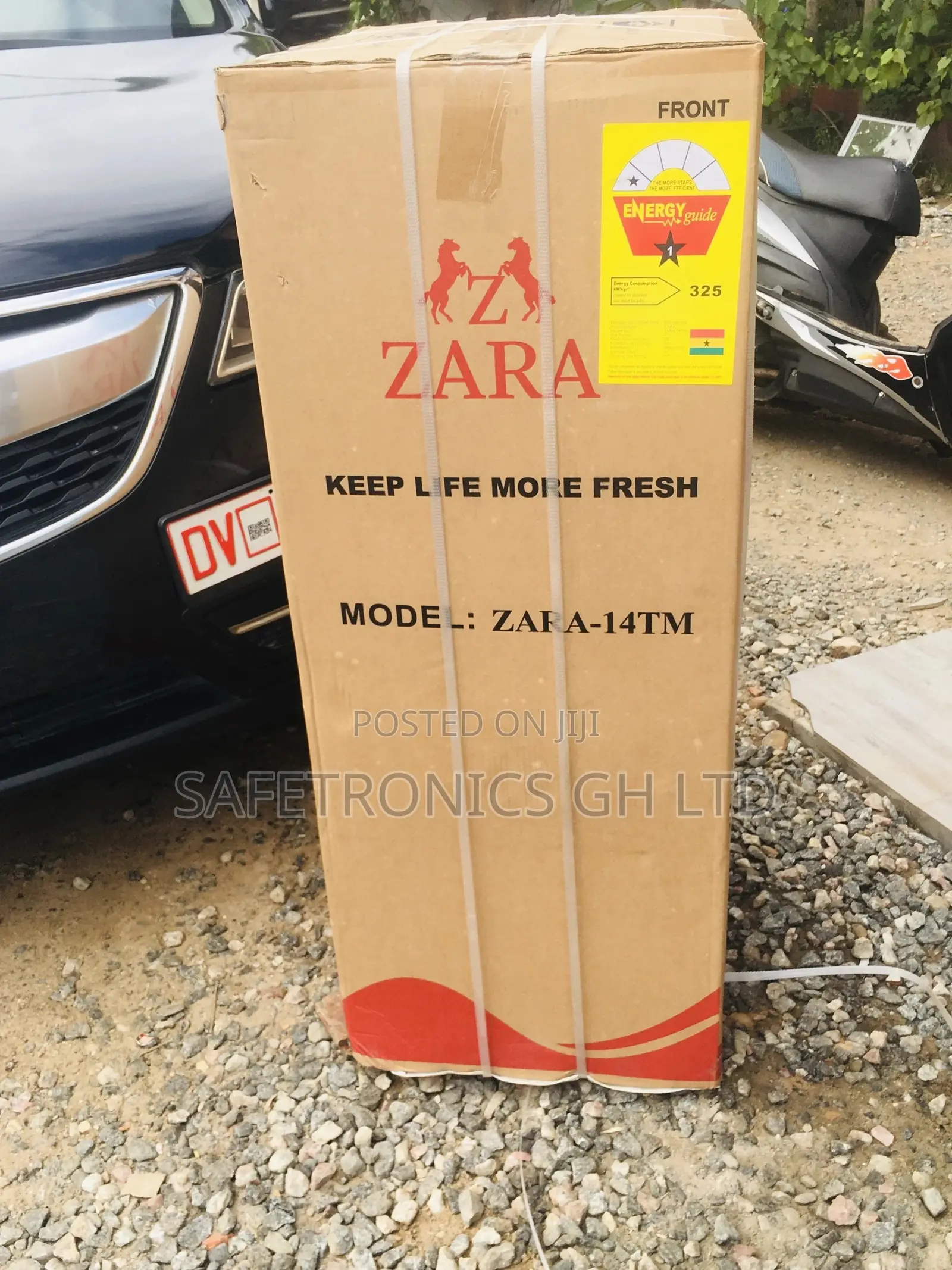 Zara-14tm Doubledoor Topfreezer Reliable Gray Fridge