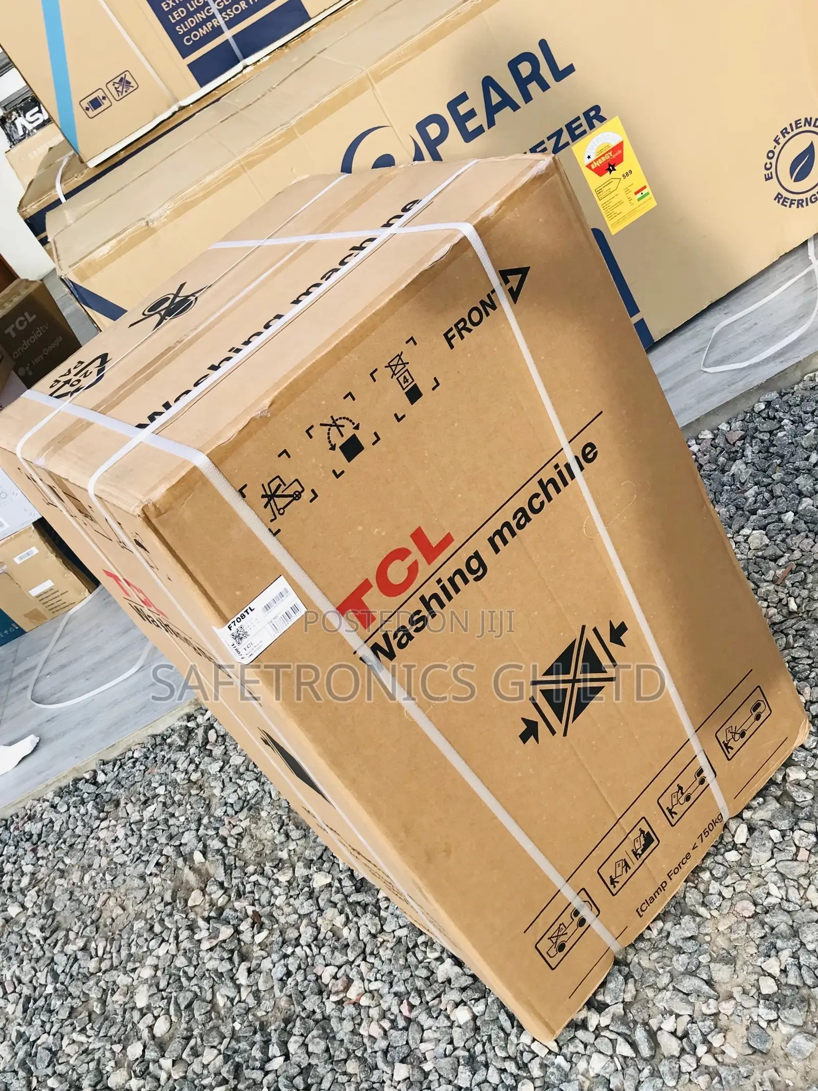 Electric Gray TCL Washingmachine Topload Semiautomatic