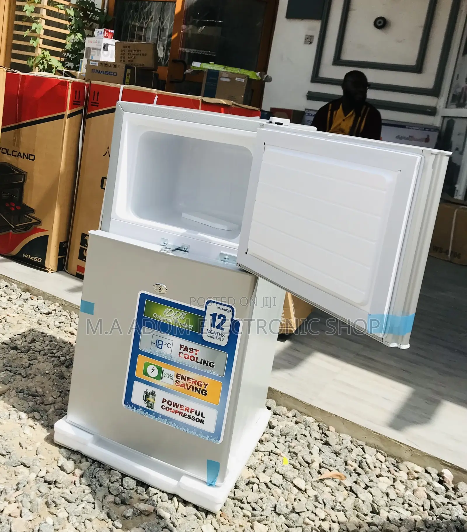 Energy Sufficient Nasco Nasf2-120 2 Door Table Top Fridge 