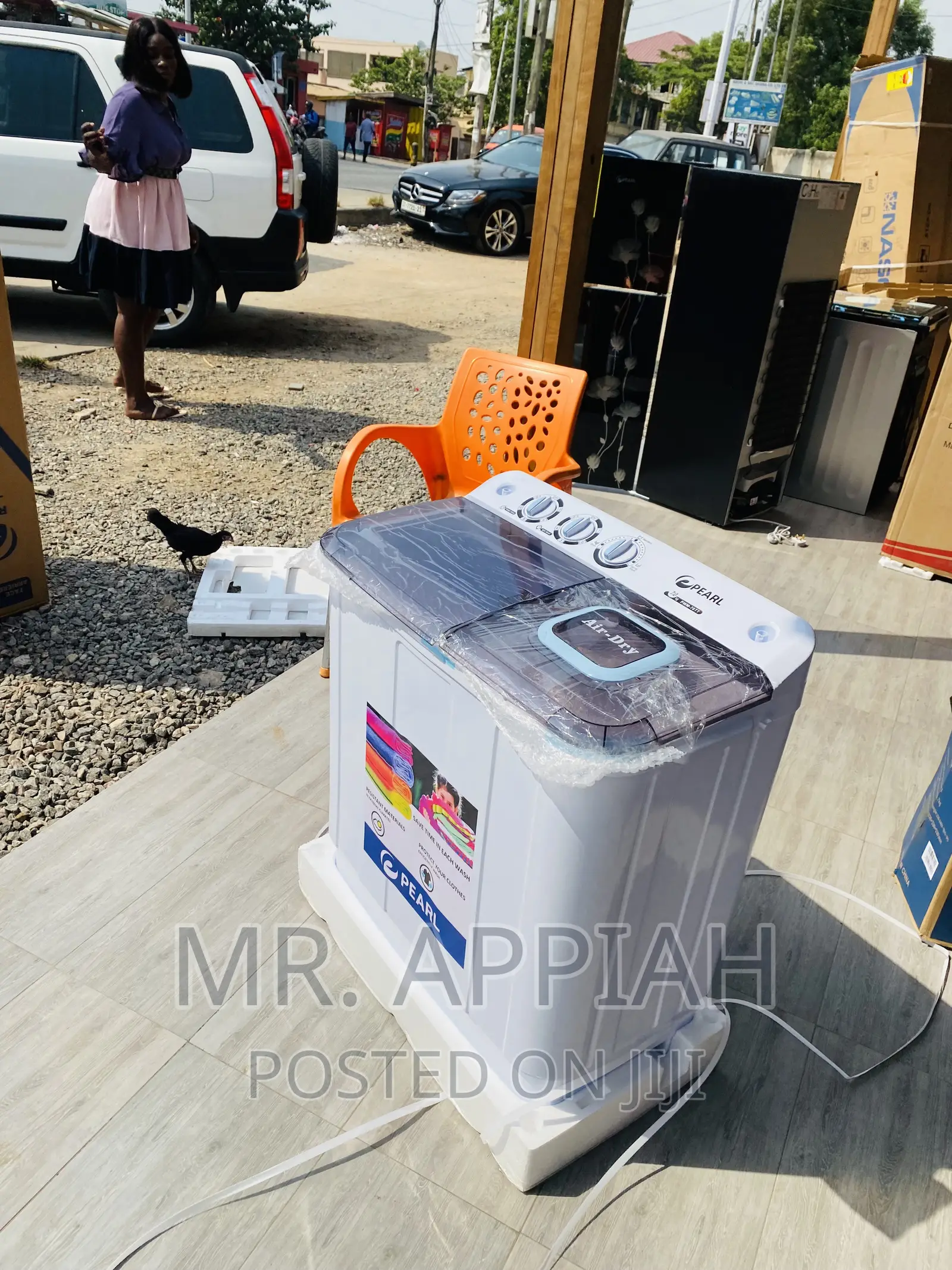 Top Load Pearl 7kg Semi-Automatic Washing Machine.