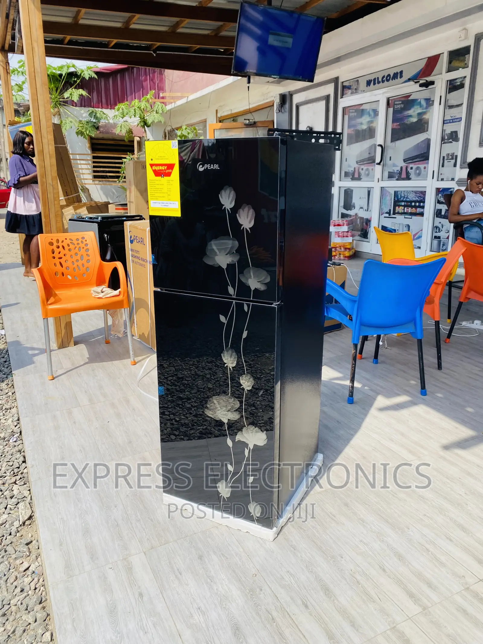 Fast Chilling Double Door Fridge Paerl PF-217T -2b