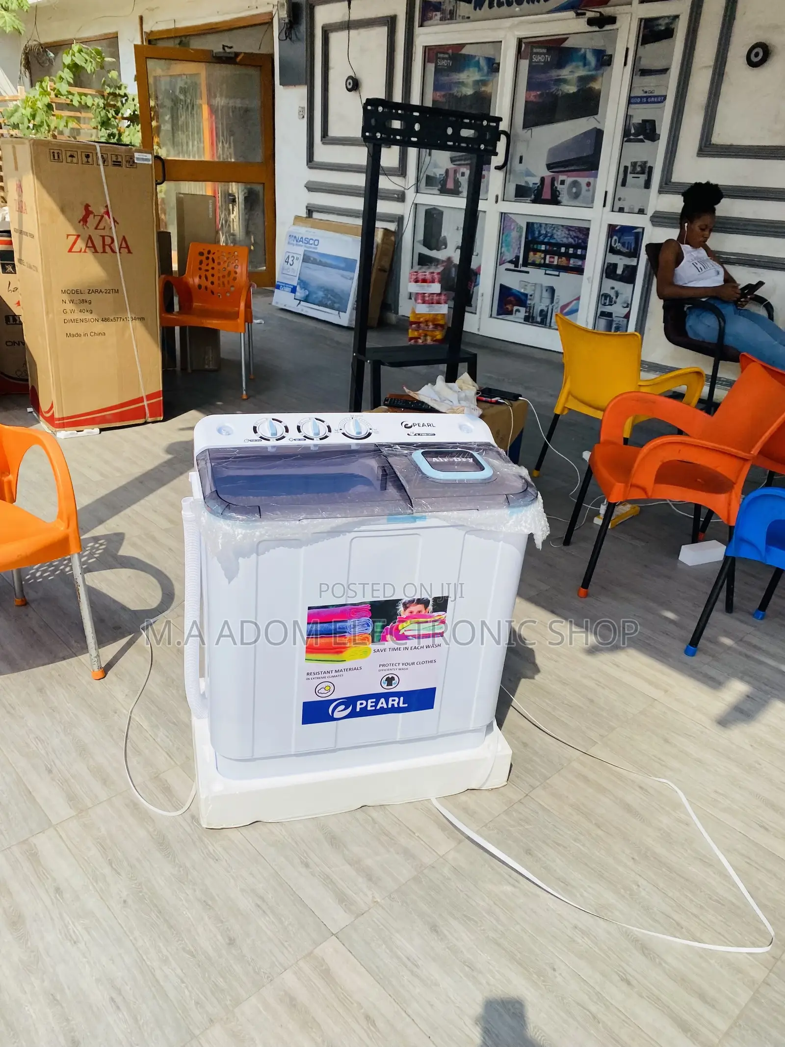 High Quality Pearl 7kg Top Load Washing Machine.