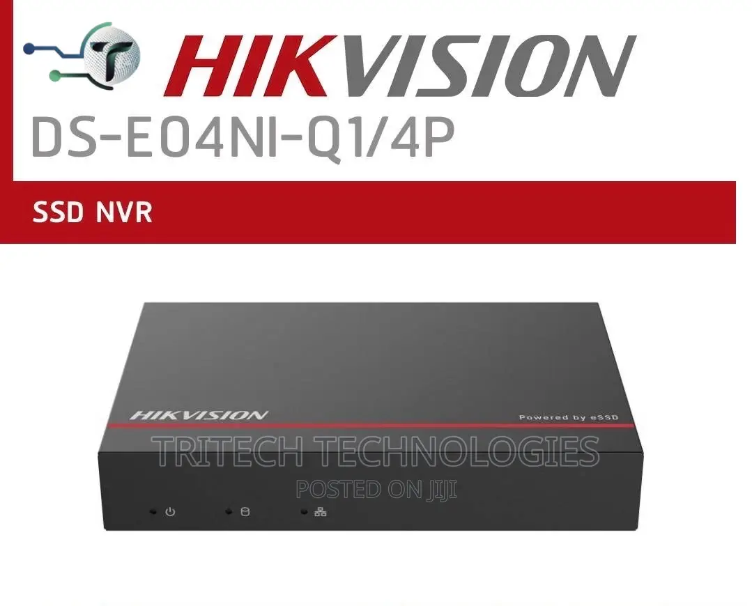 Hikvision Envr 4channel With Poe Essd 1tb Built-in SSD