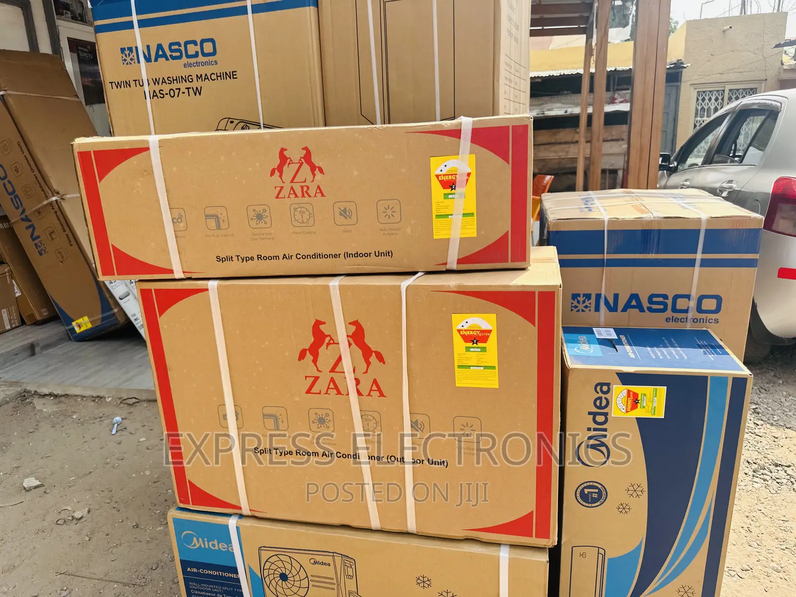 Sleek Electric AC 1.5hp Split R410 Gas Zara
