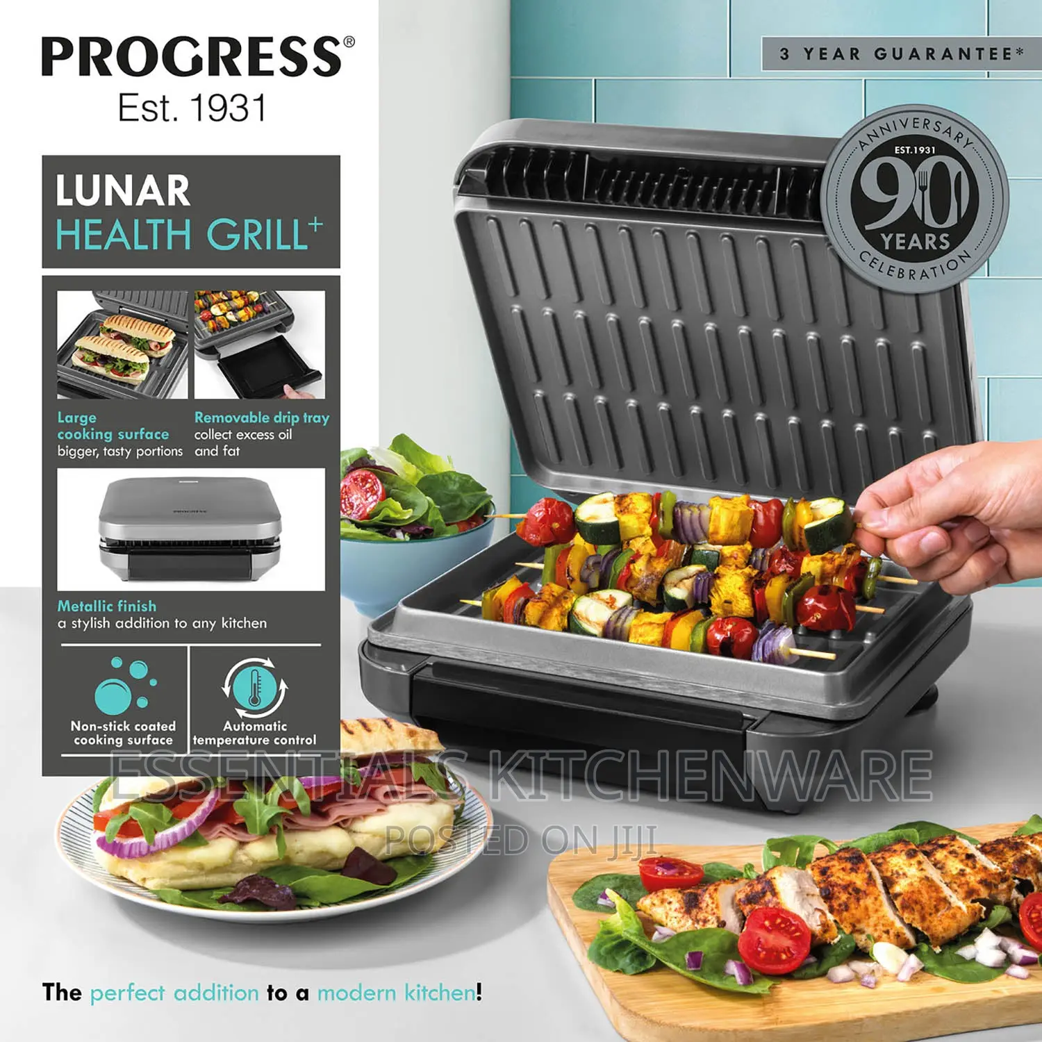 Progress Health Potable Non-Stick Grill
