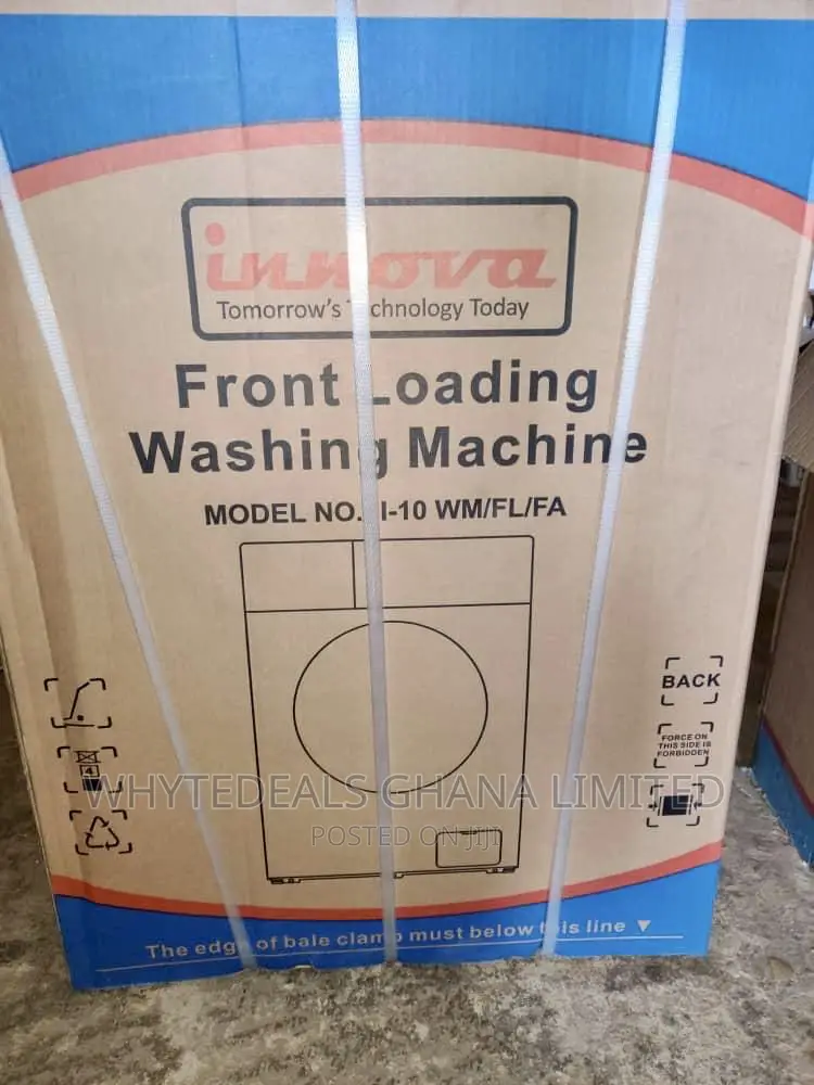 Clean Laundry! Front Load 10kg Innova Full Auto Wash Machine