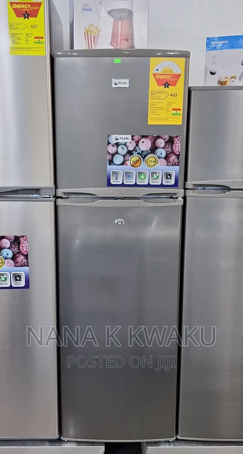 Top Freezer Silver Pearl_pf270 Double Door Fridge