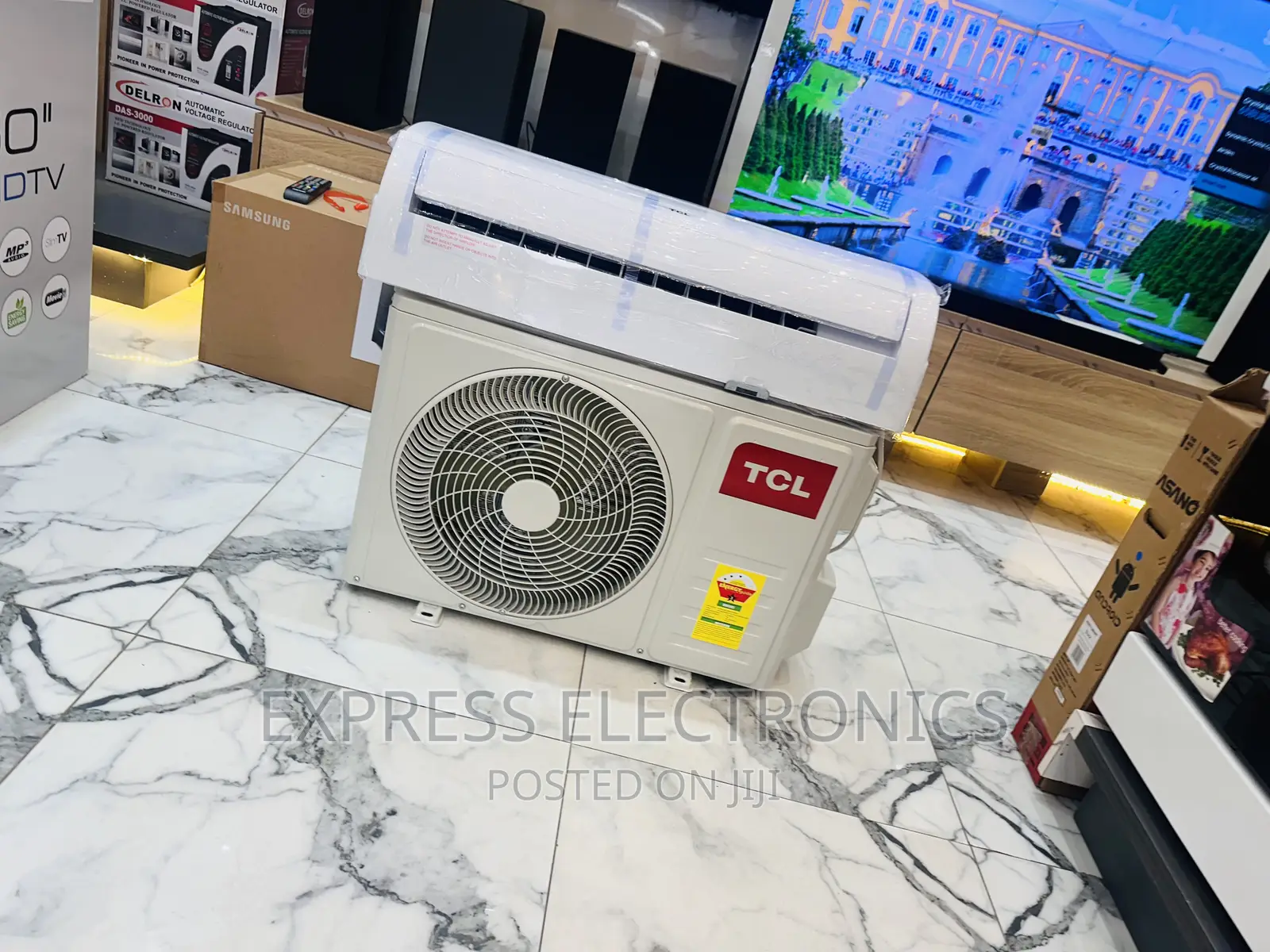 TCL Split R410 Gas 1.5hp Inverter Mirror Grey 