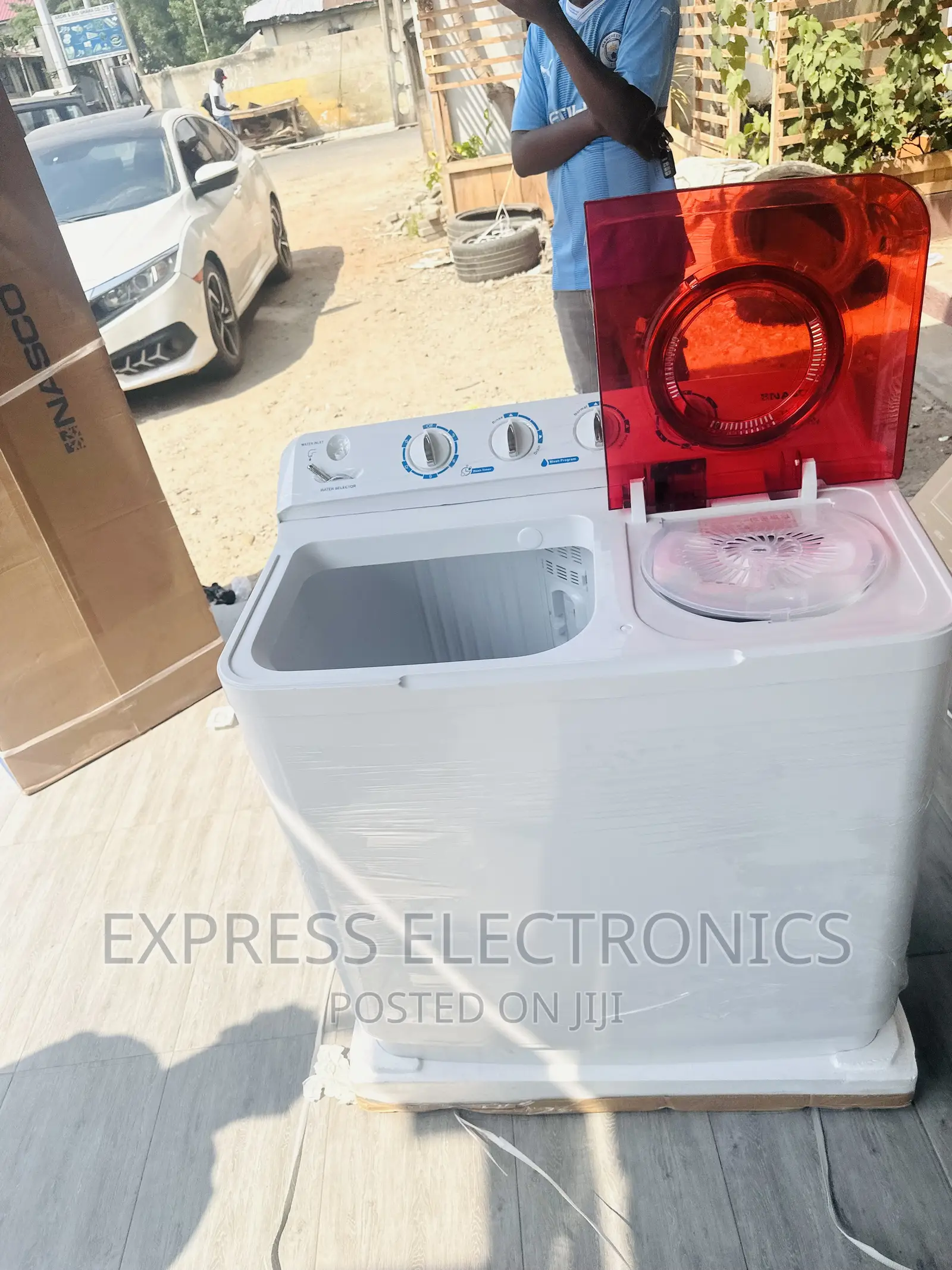 White Nasco 11kg Topload Twintub Washing Machine 