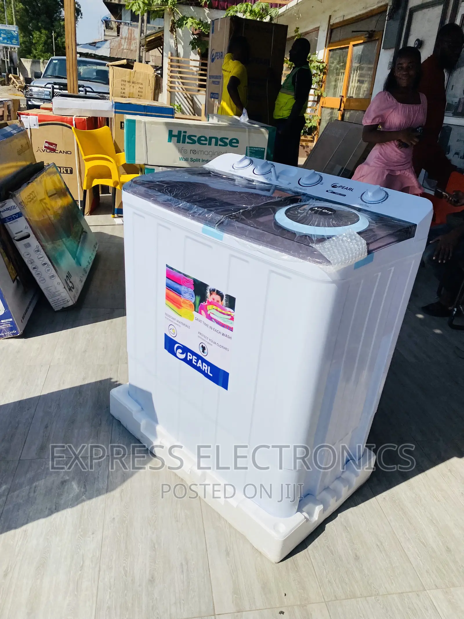 Wash and Spin Washing Machine Pearl 12kg