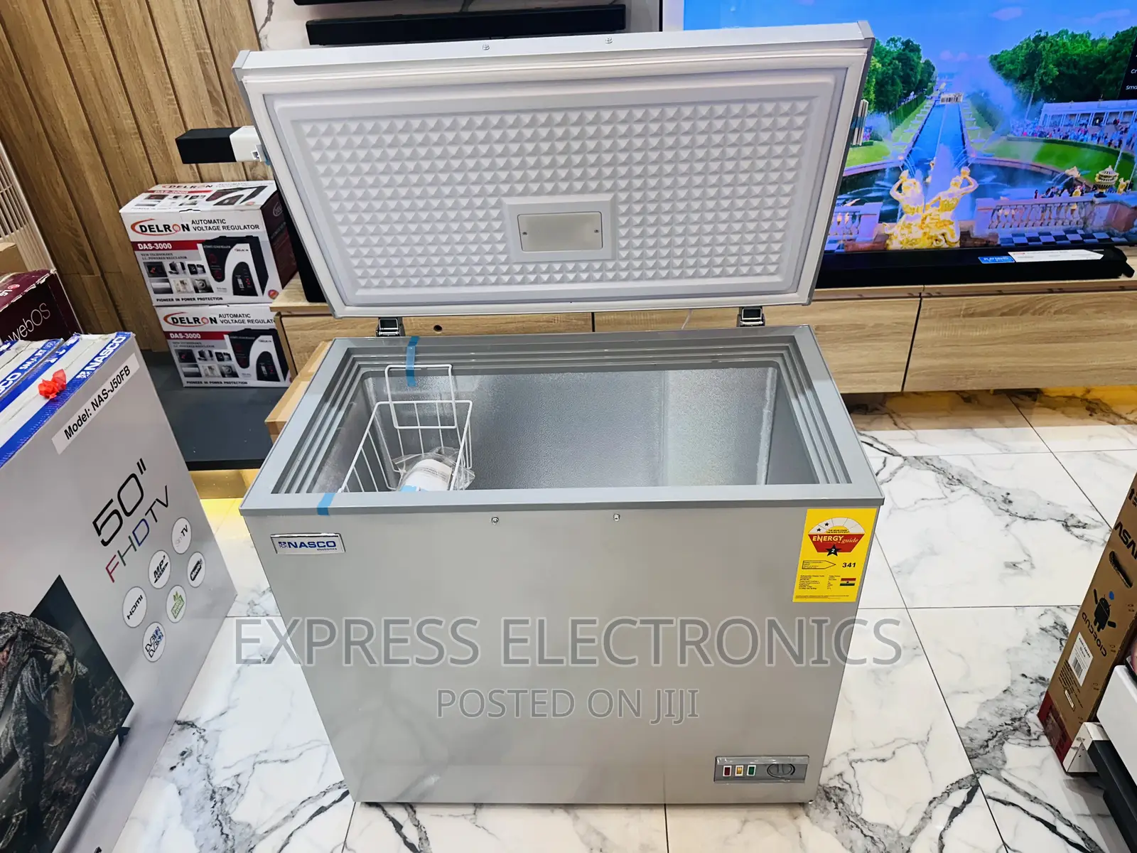 Nasco 200L Chest Freezer Single Nas-250 Door