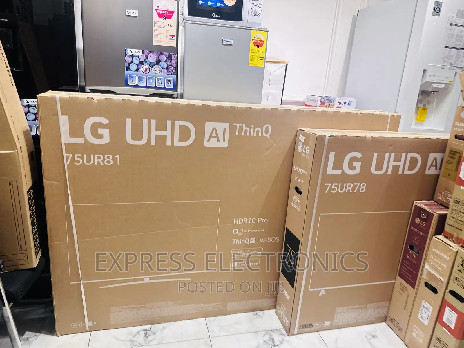Best and Authentic Sleek Slim UHD Smart LG 75”UQ80