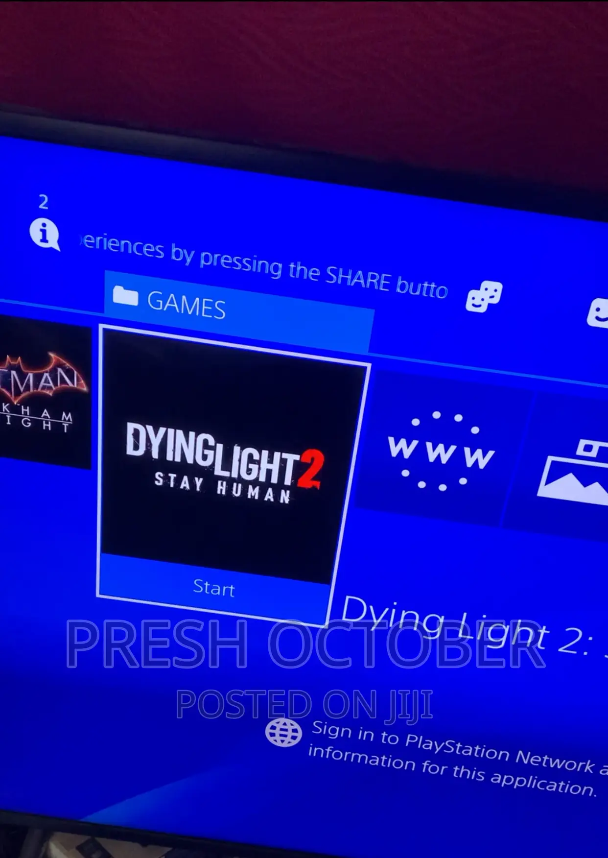 Ps4 Slim Console With One Controller And Fc26