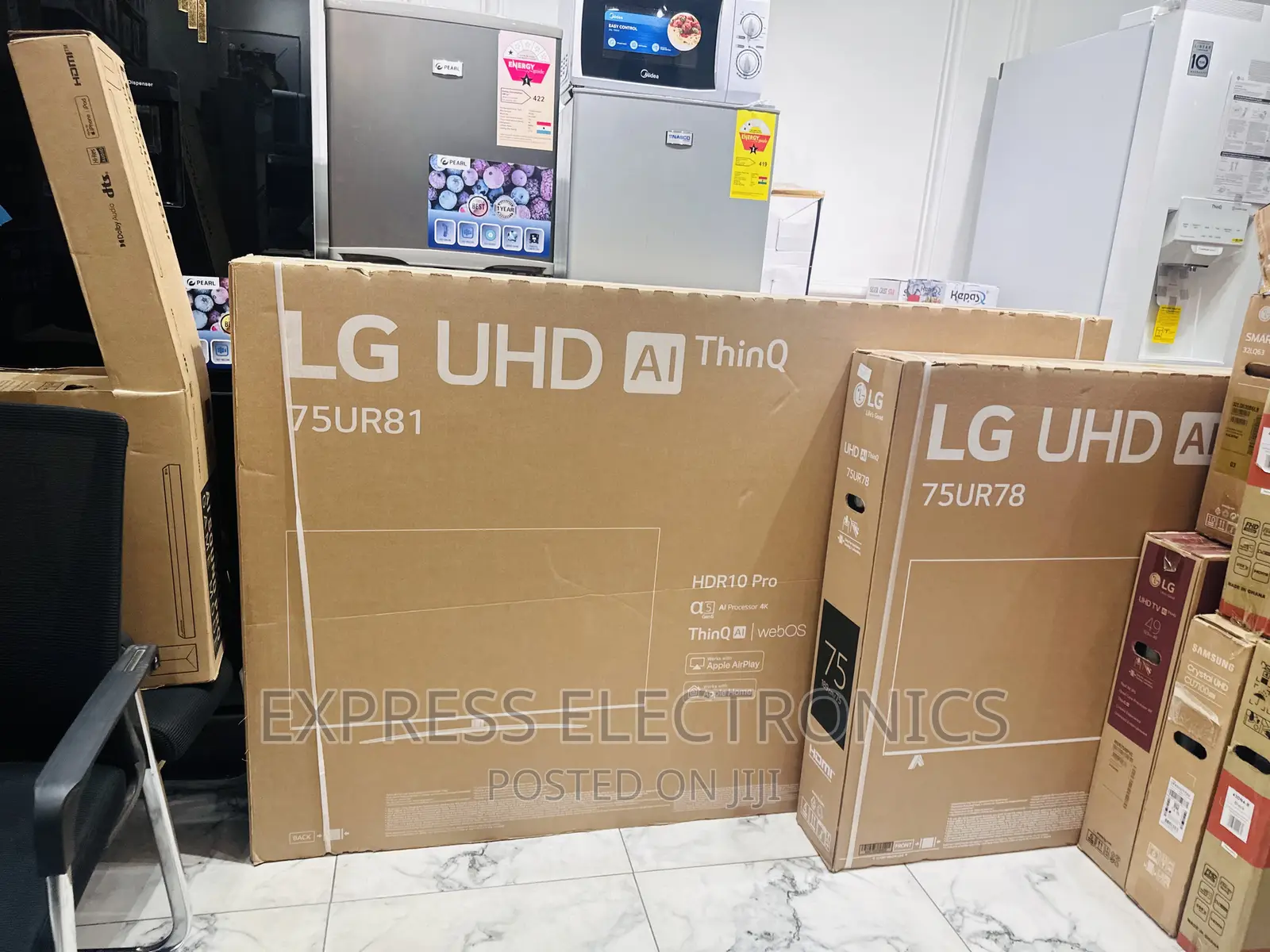 LG UHD Smart Glossy LED Screen 75”UQ80 Tv