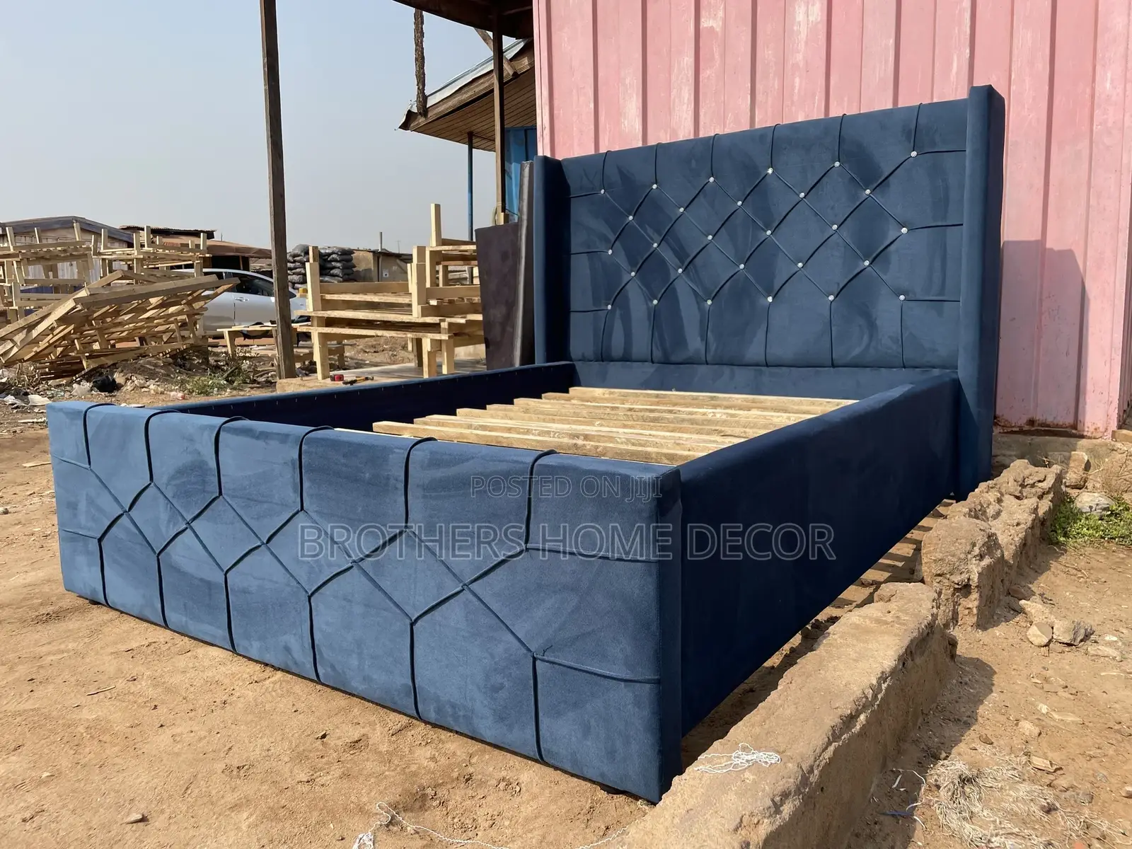 Local Double Bedframe 54x75 Very Clean And Strong