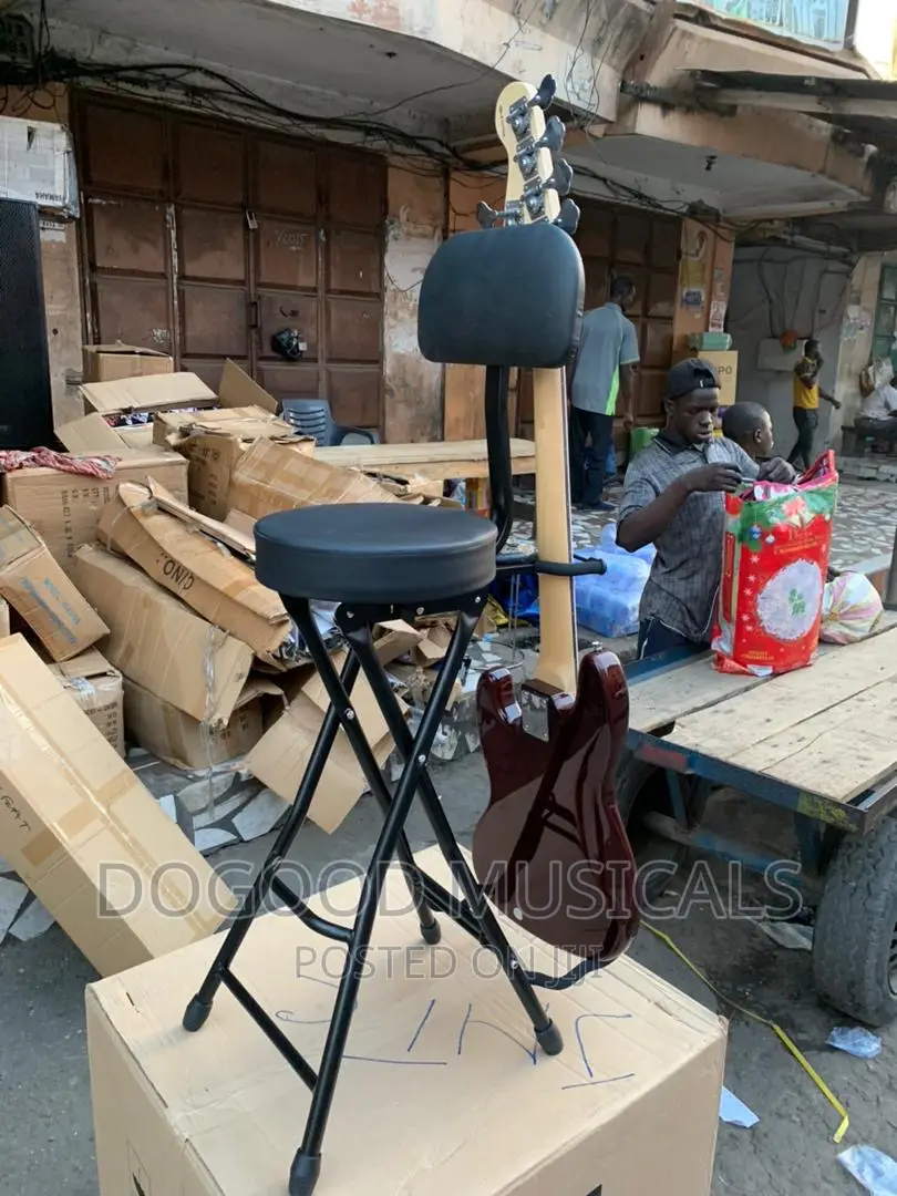 Guitar Seat With Guitar Stand