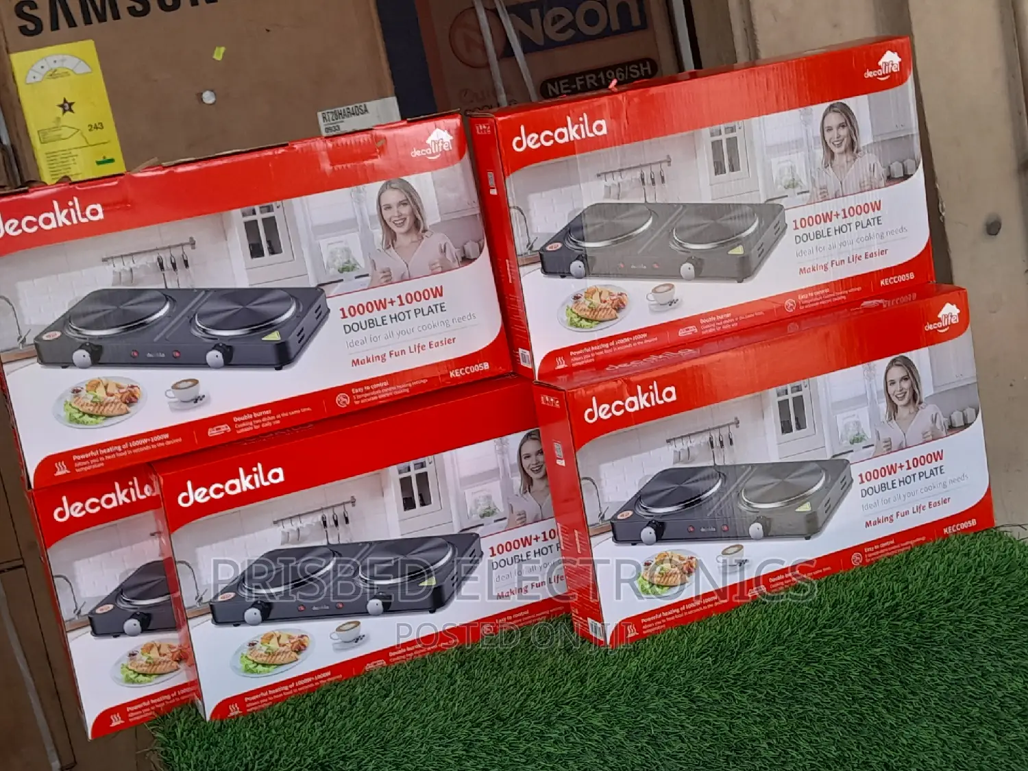 Decakila 2burner Hoteplate
