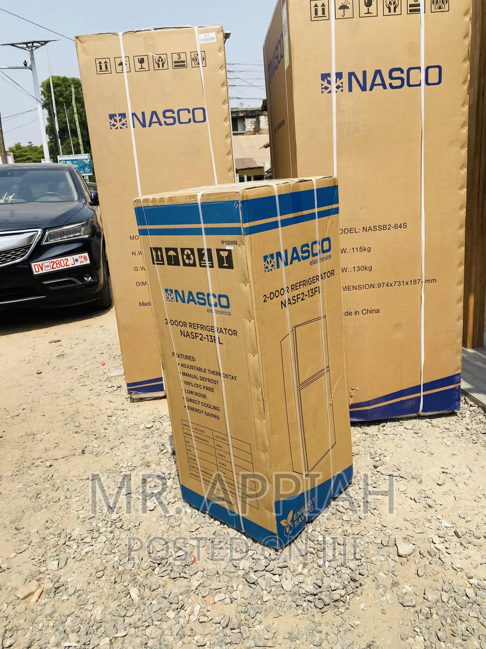 Affordable Nasco F2-13fl Double Door Refrigerator.
