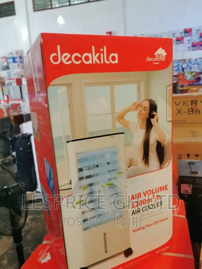 New in Box Decakila 1200m Air Cooler