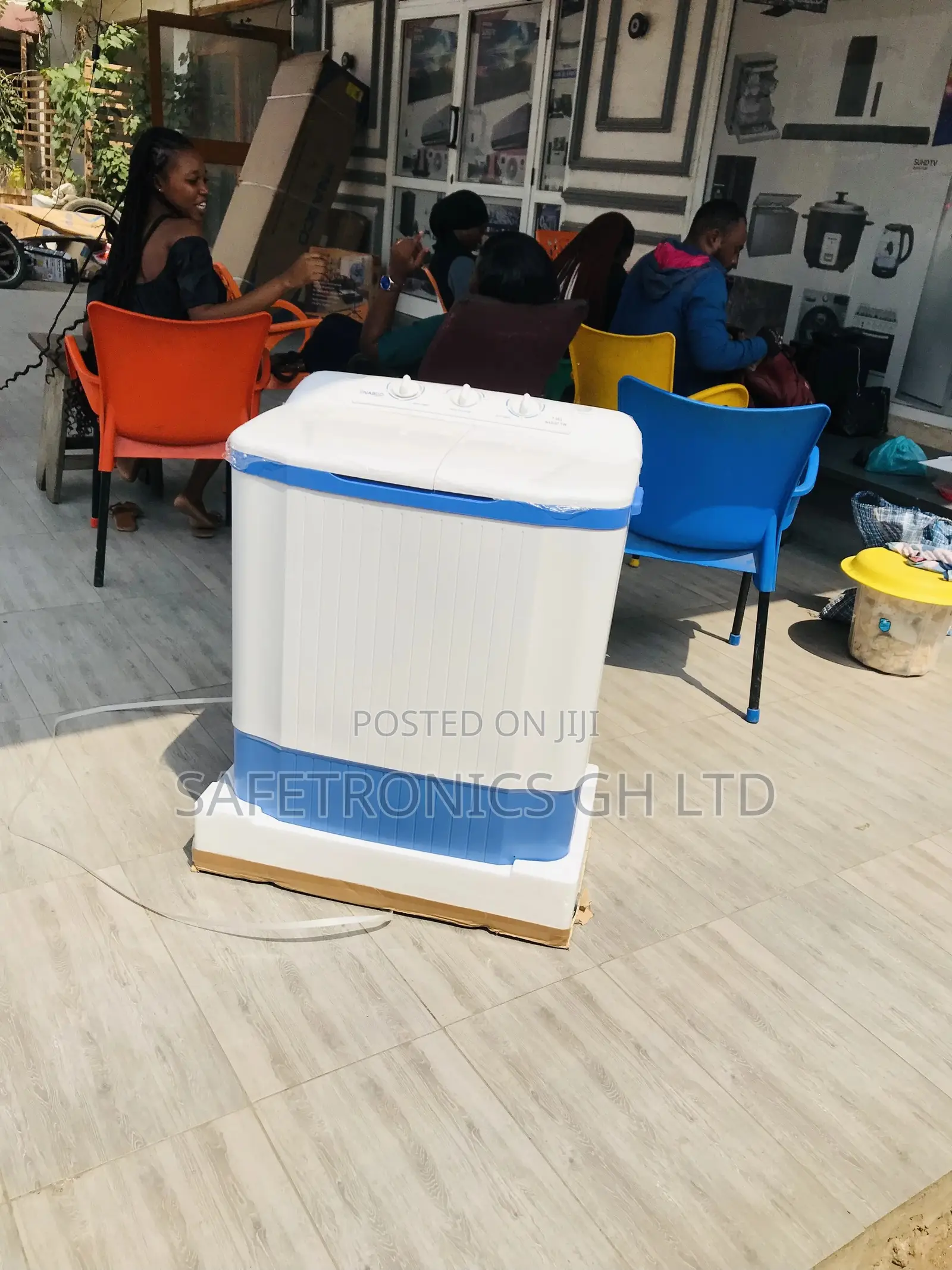 Topload Washingmachine Semiautomatic 7kg Nasco Twintub