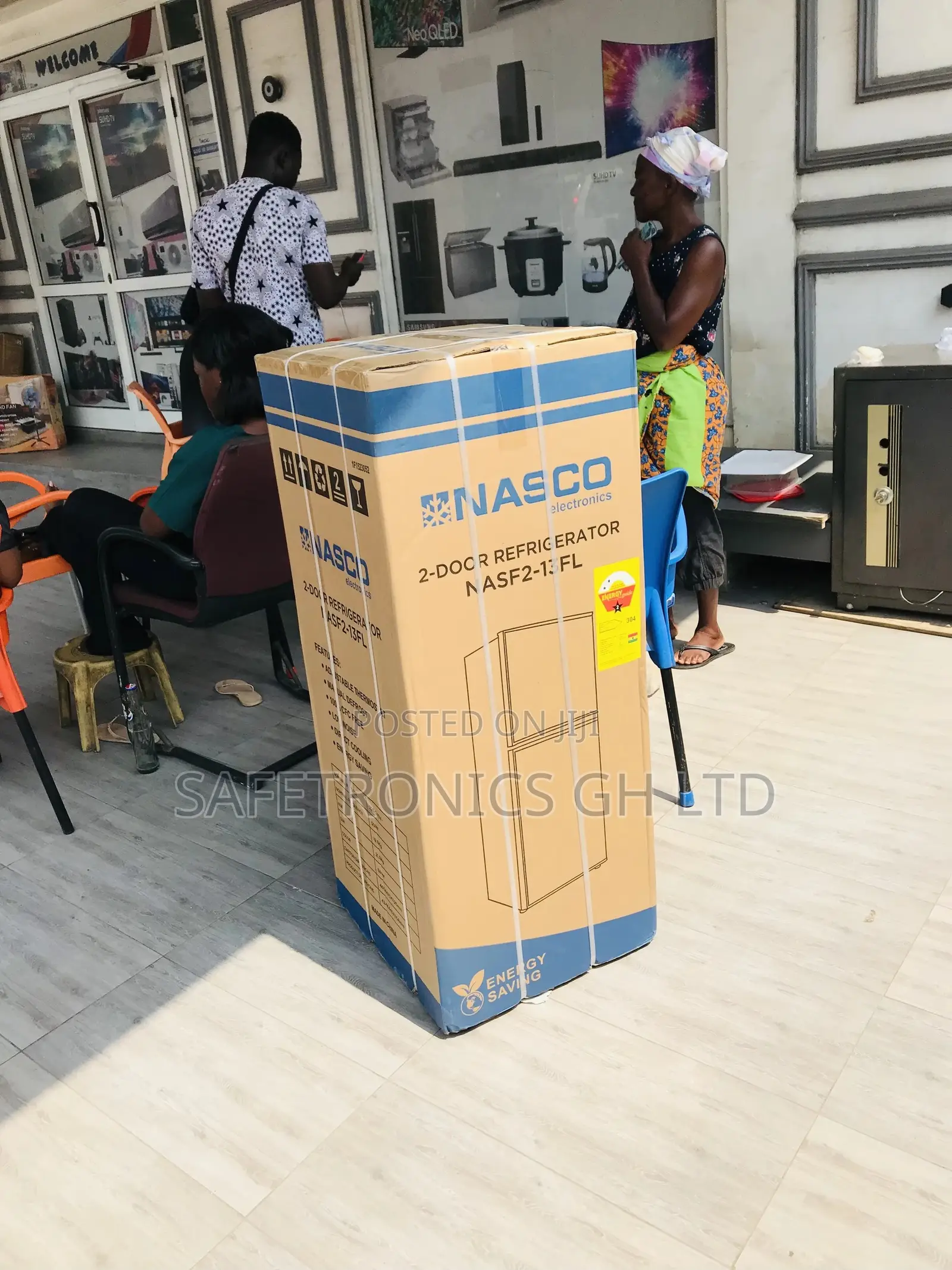 Topfreezer Doubledoor Nasf2-13fl Nasco Fridge Gray