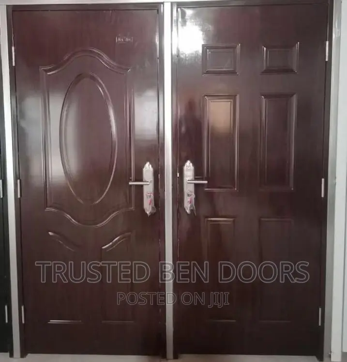 Panel Doors For Internal Use With Frames+Locks+Keys