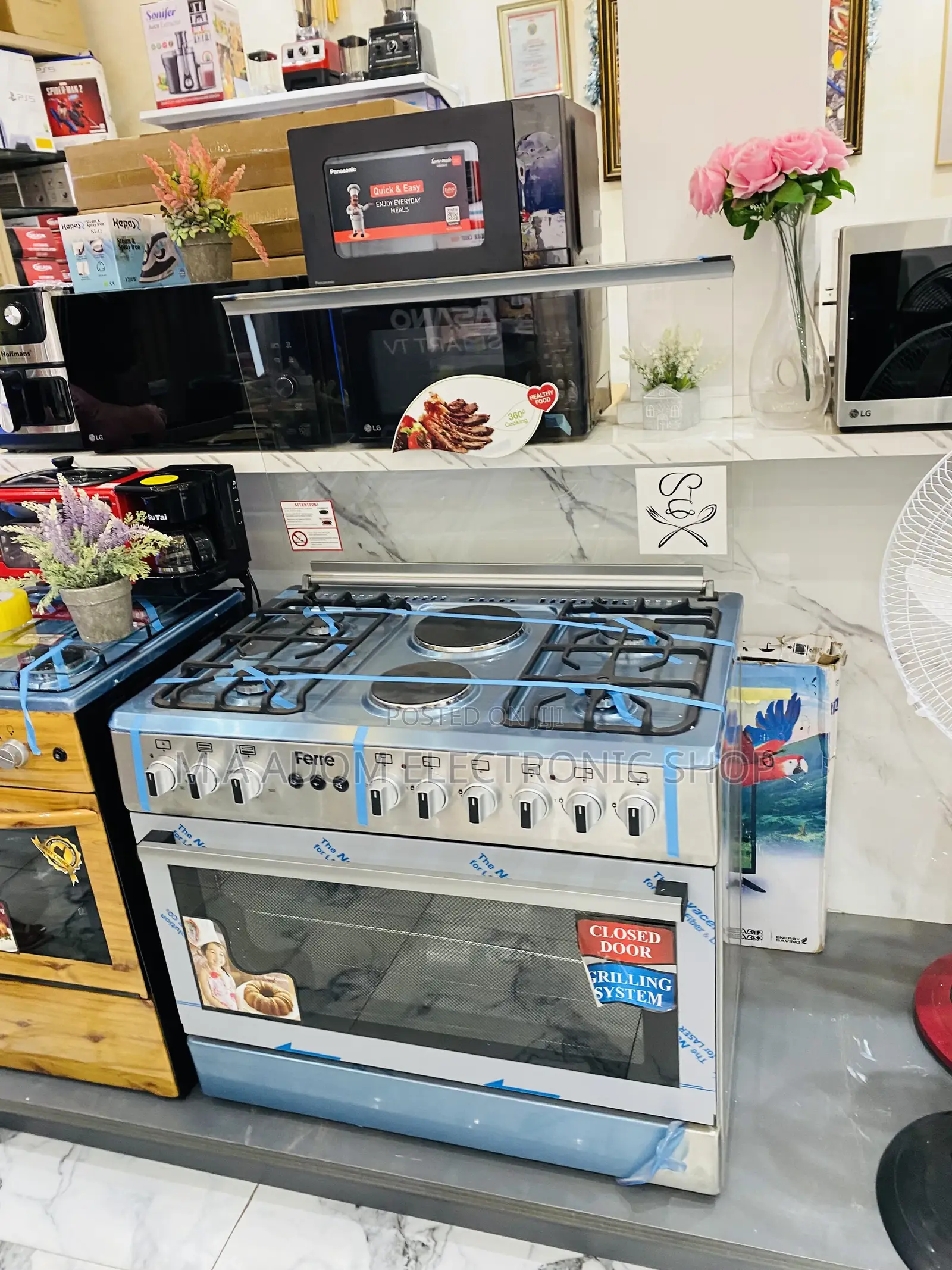 Classic Design Ferre 60x60 4 Gas + 2 Electric Burner.