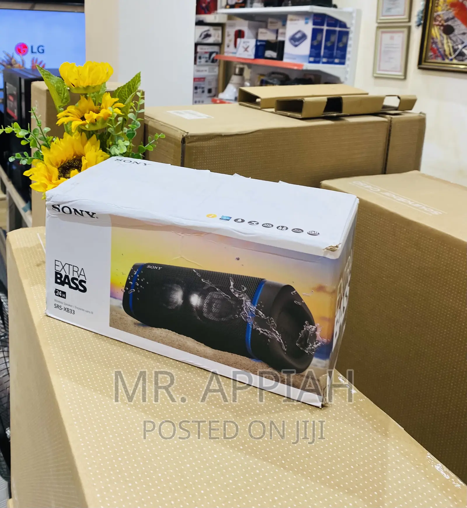 Fresh in Box Sony Xb 33 Bluetooth Portable Speaker.