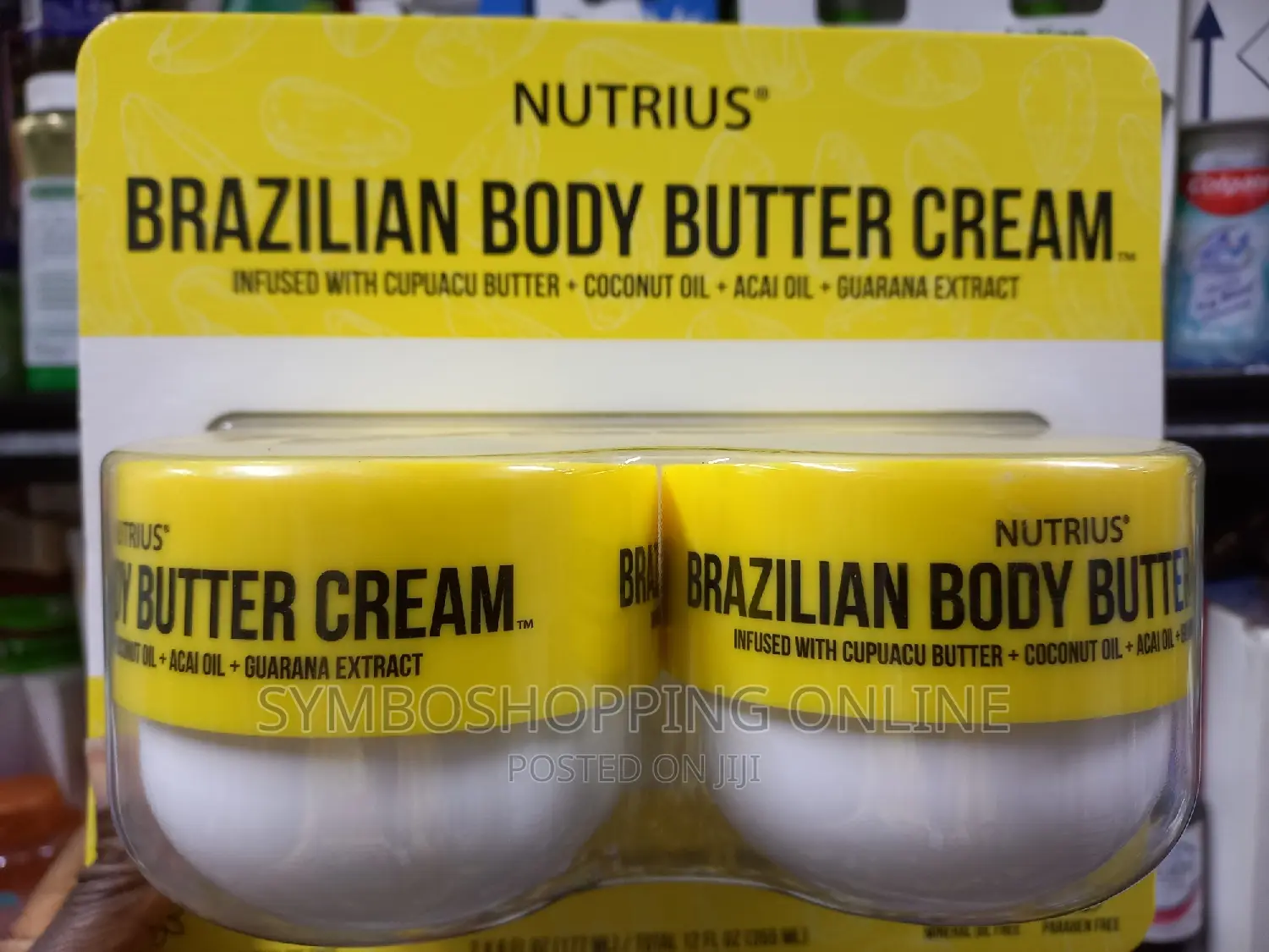 Nutrius Brazilian Body Butter Cream, 177ML (Pack of 2)