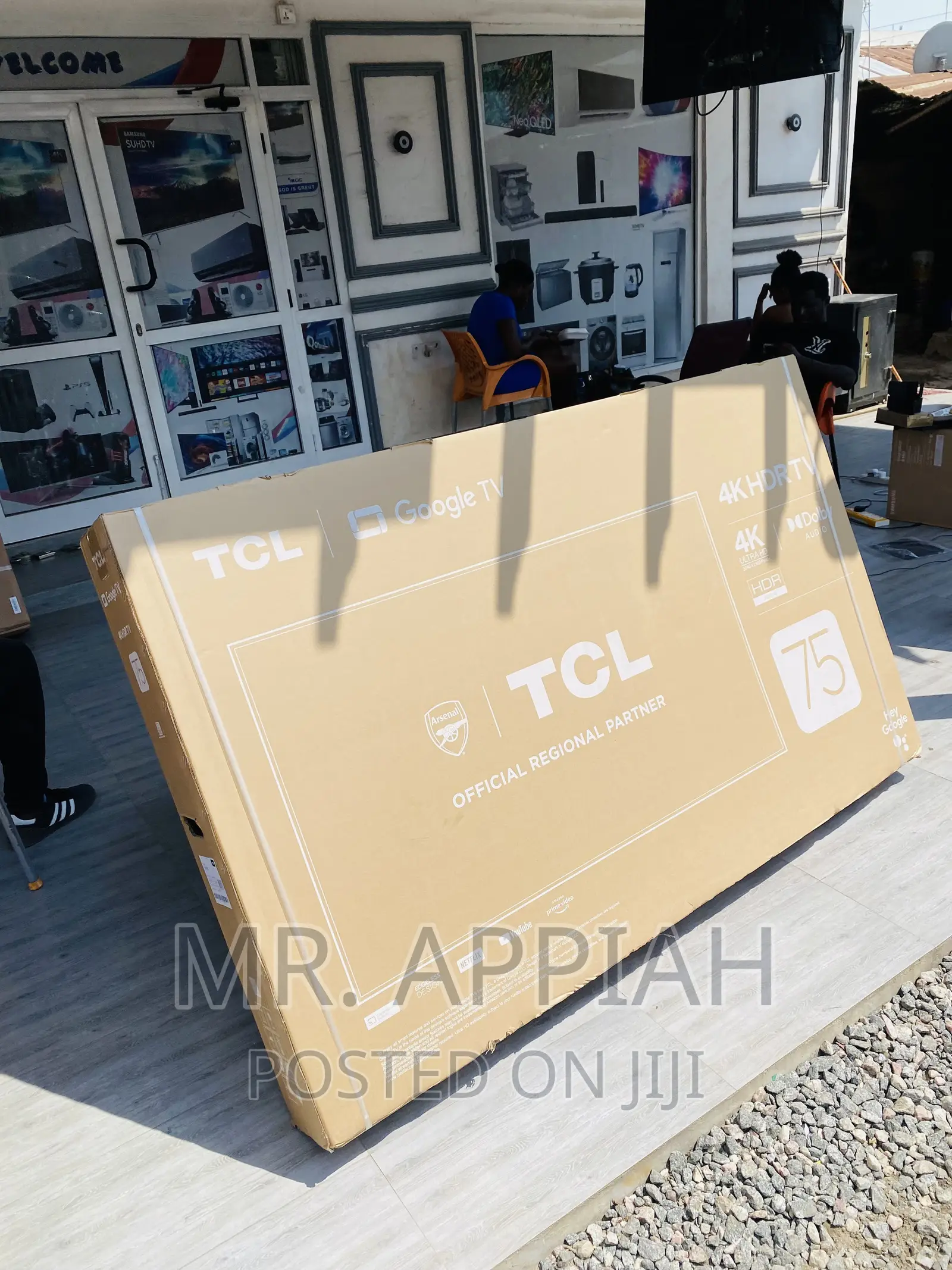 Durable and Affordable TCL 75p635 75” HDR Google Tv.
