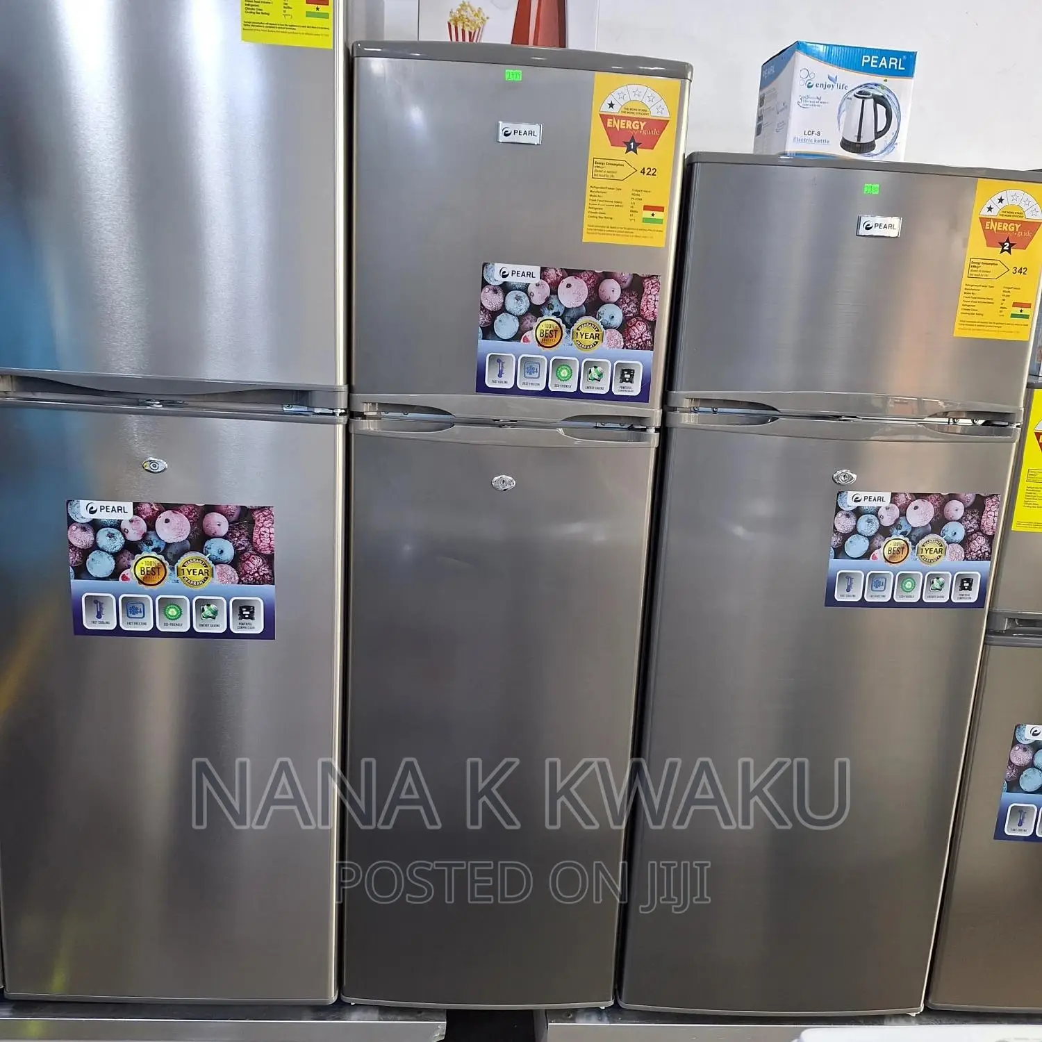 Super Top Freezer Pearl 165litres Double Door Fridge