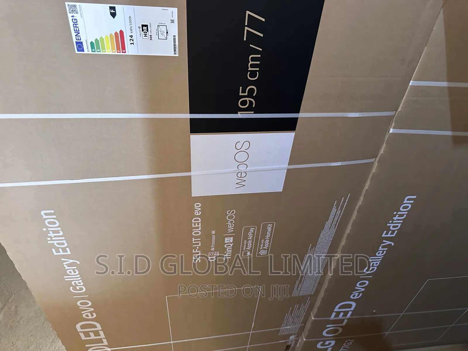 Afcon Promo on LG Oled G2, 77'', Uhd Gallery Evo Edition