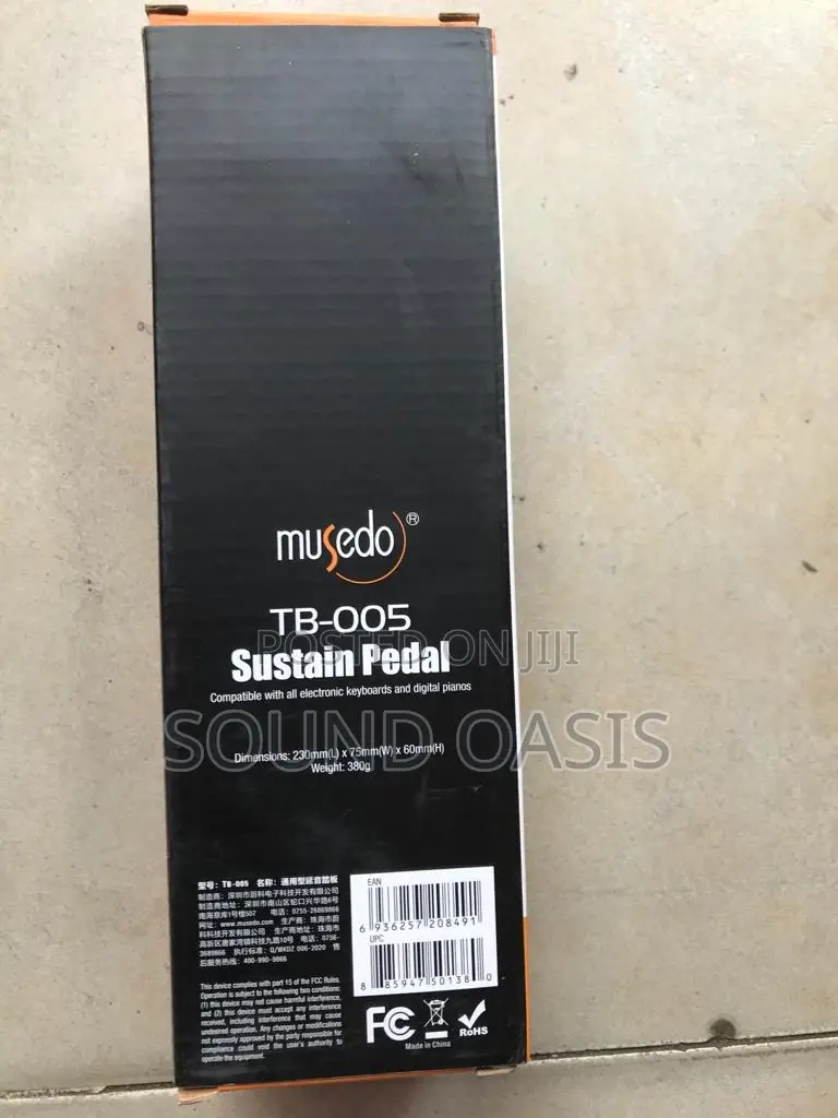Musedo Mtb-005 Universal Keyboard Sustain Pedal