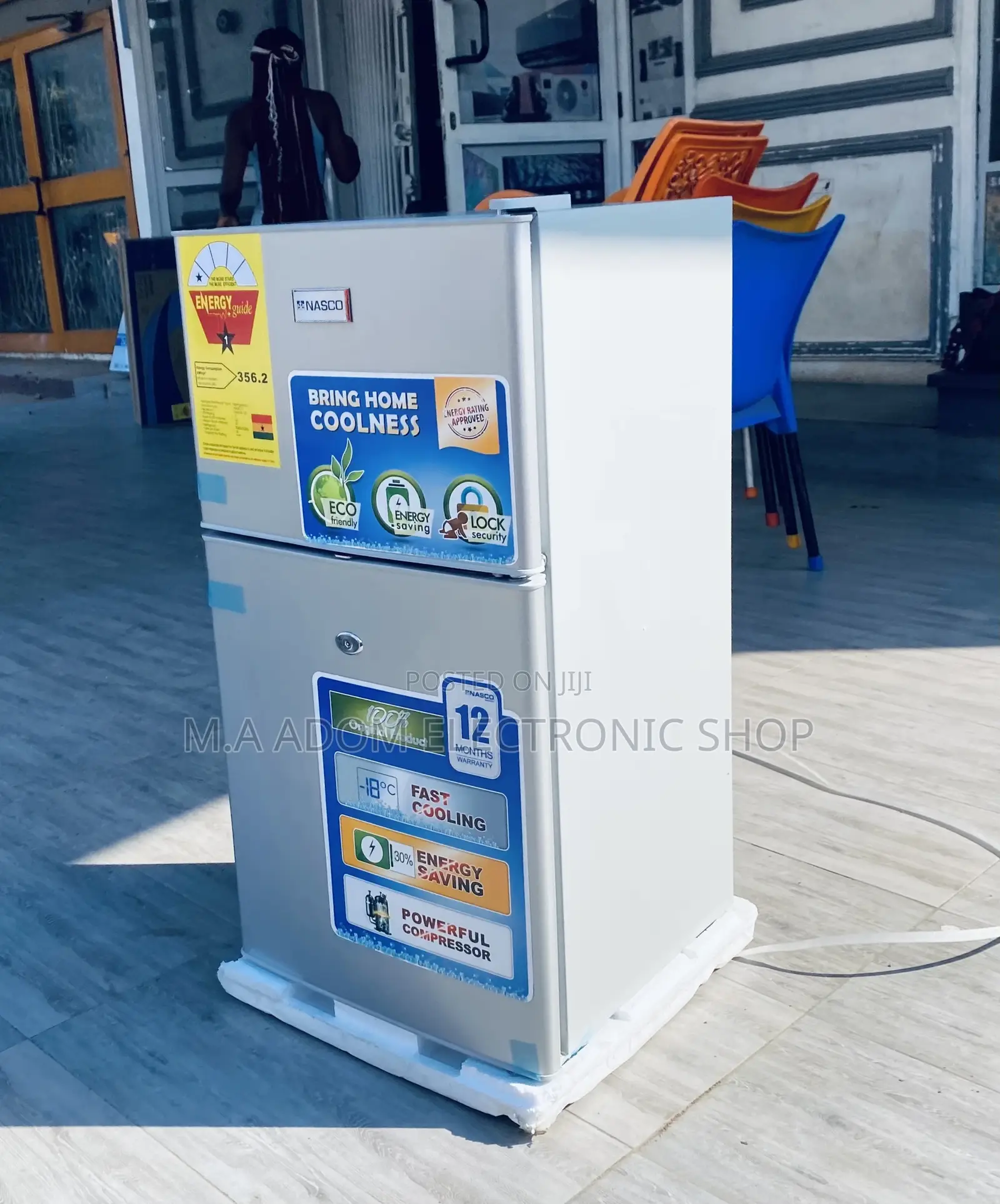 Purchase Authentic Nasco Nasf2-120 Top Freezer Fridge.