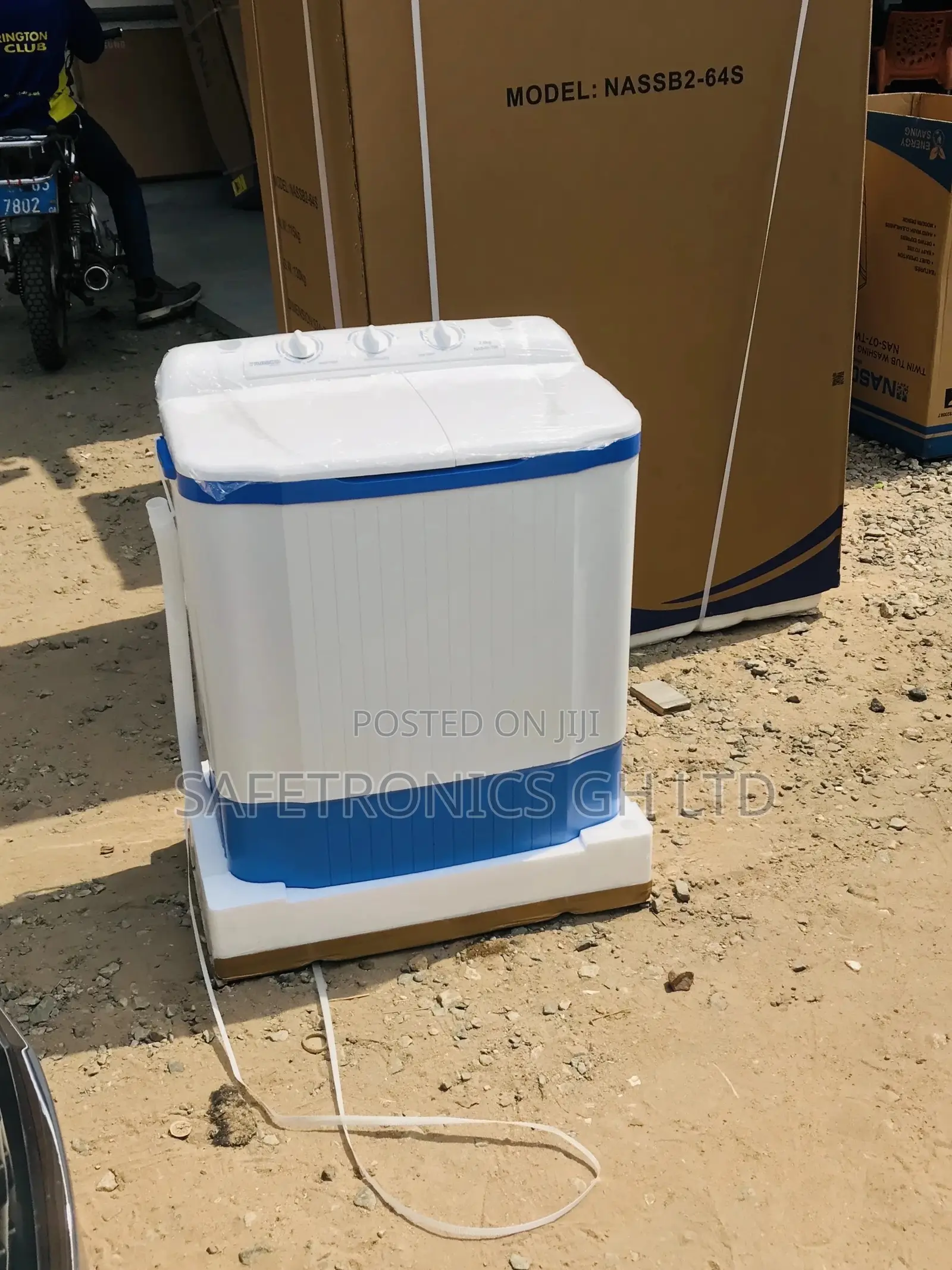 Grab Nasco Topload Semiautomatic Washingmachine White