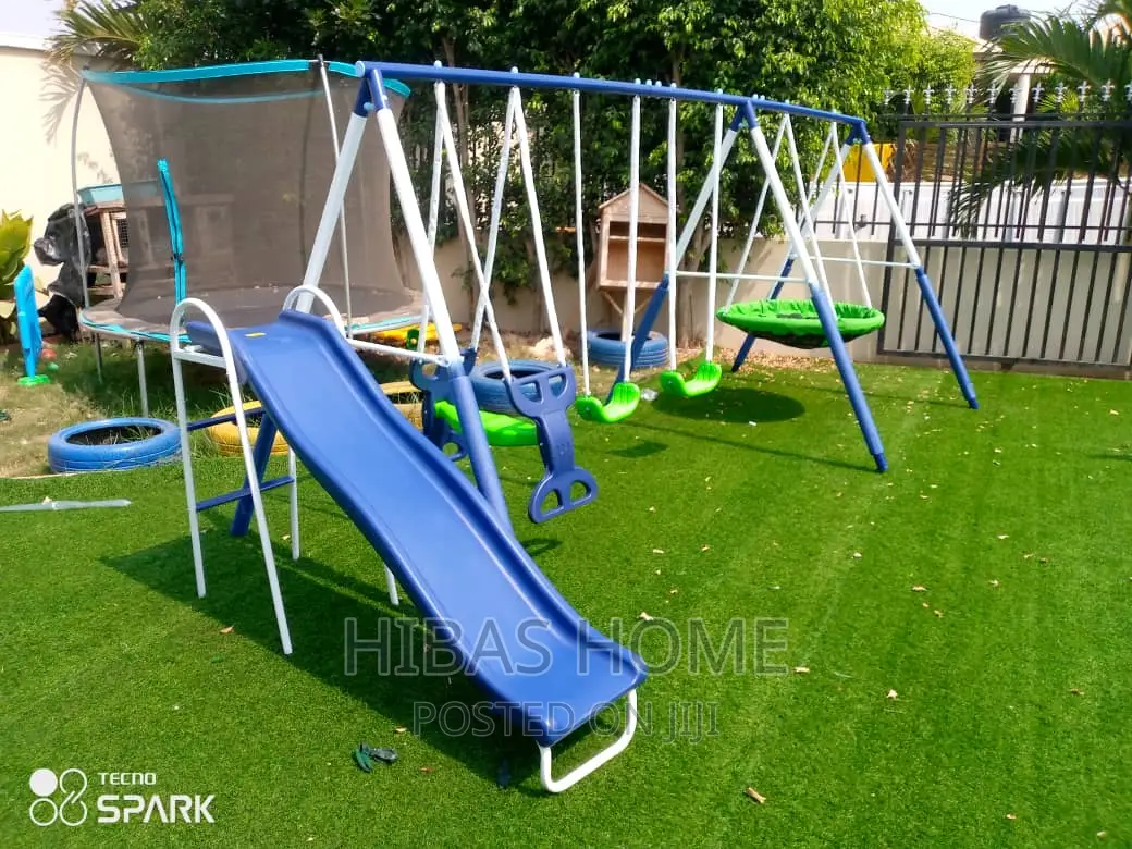 Swing Slide. Kids Seesaw for Schools Playground
