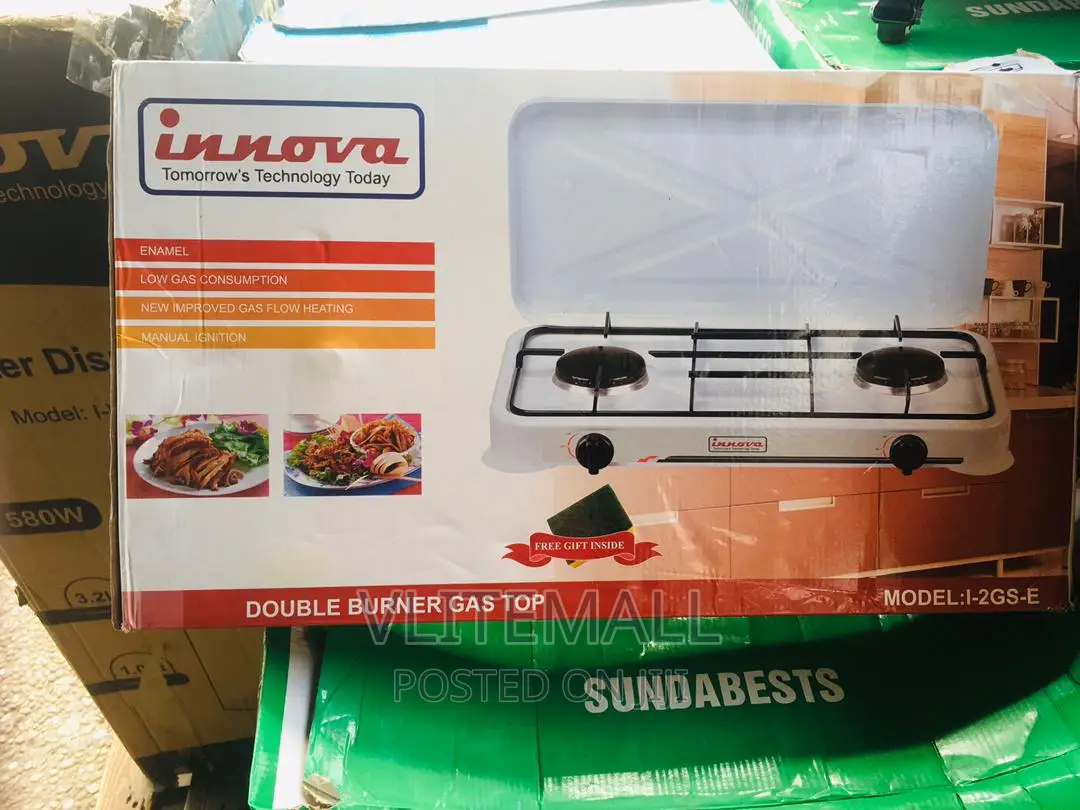 INNOVA ( I – 2gs-E) Gas Stove – 2 Burner