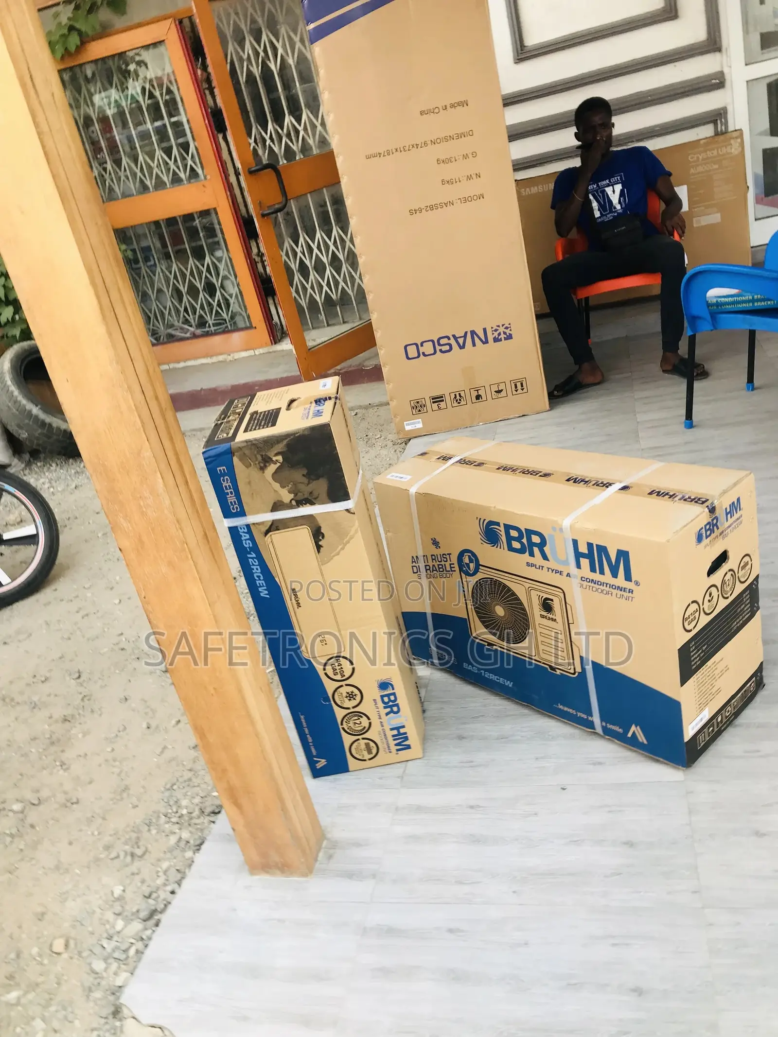Bruhm White Electric 2.0hp Split R410 Gas Airconditioner