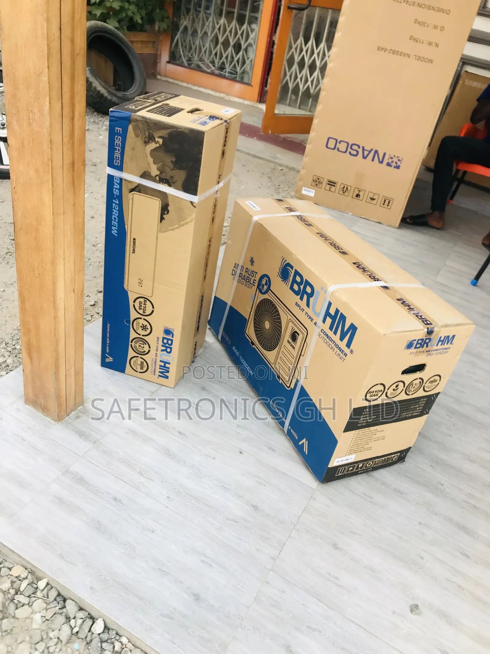 R410 Gas White Durable Bruhm 2.0hp Split Airconditioner