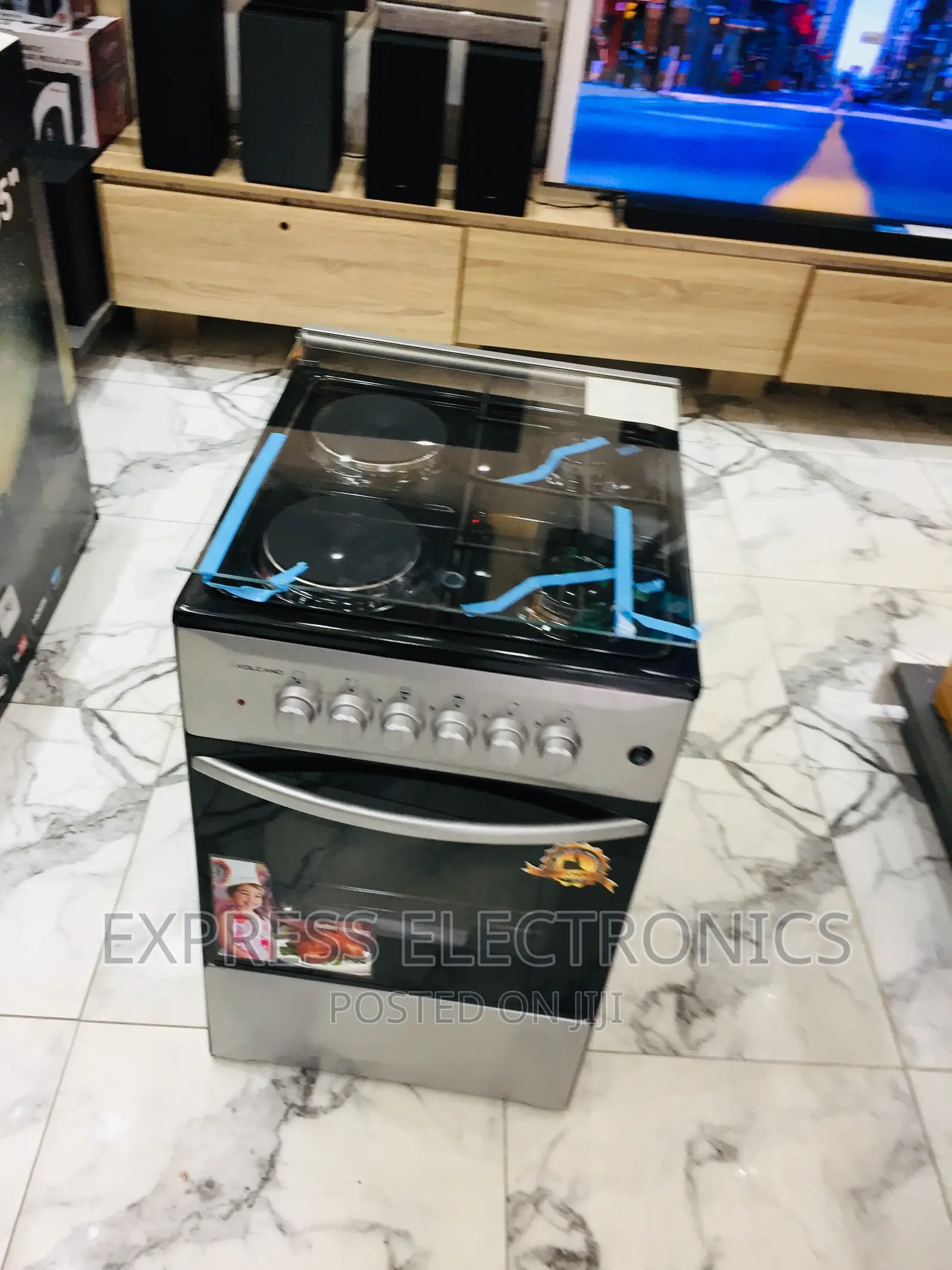 Freestanding Gas Electric Stove 2-2