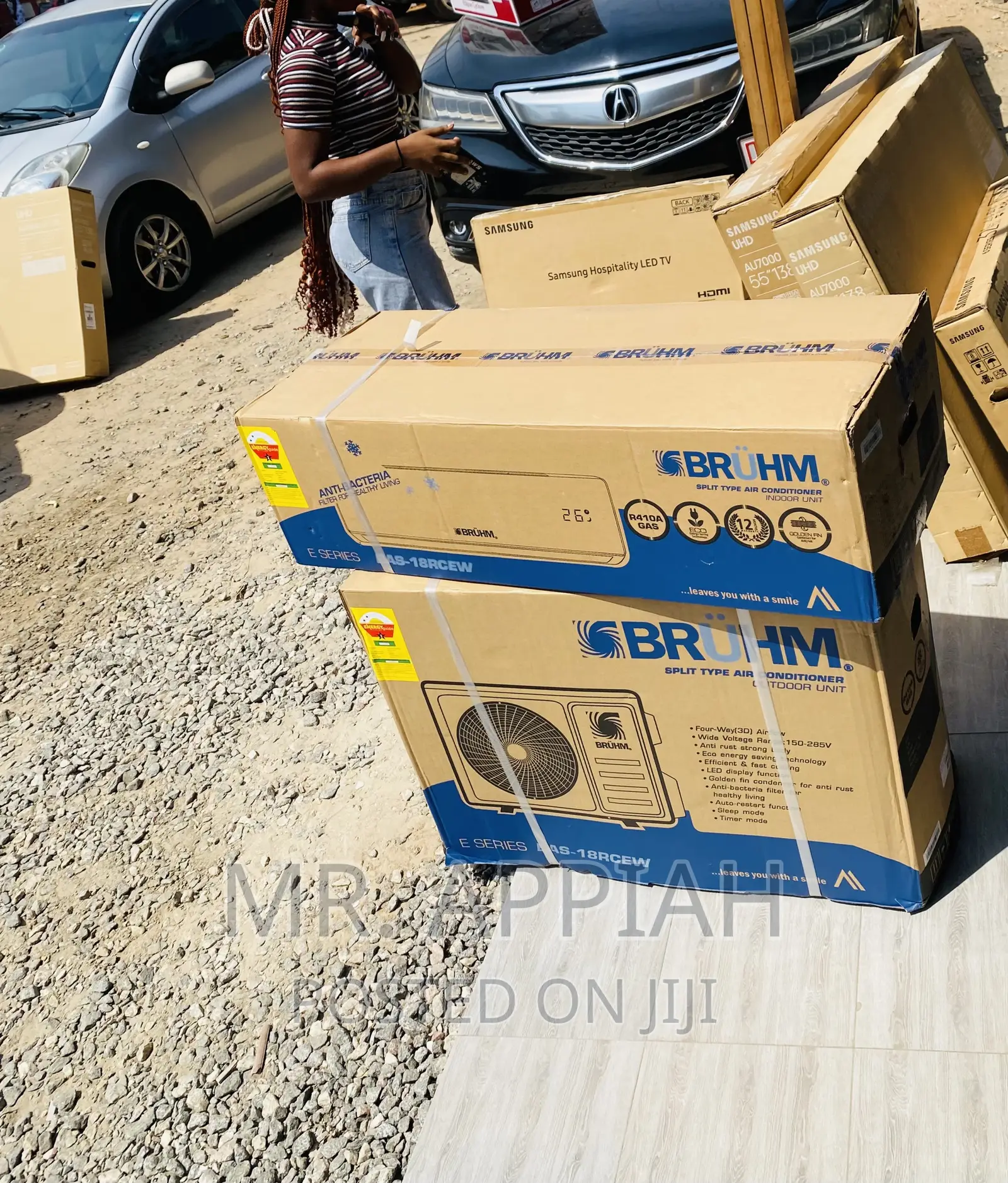 Long Lasting Bruhm 2.0hp Split Type Air Conditioner(R410).