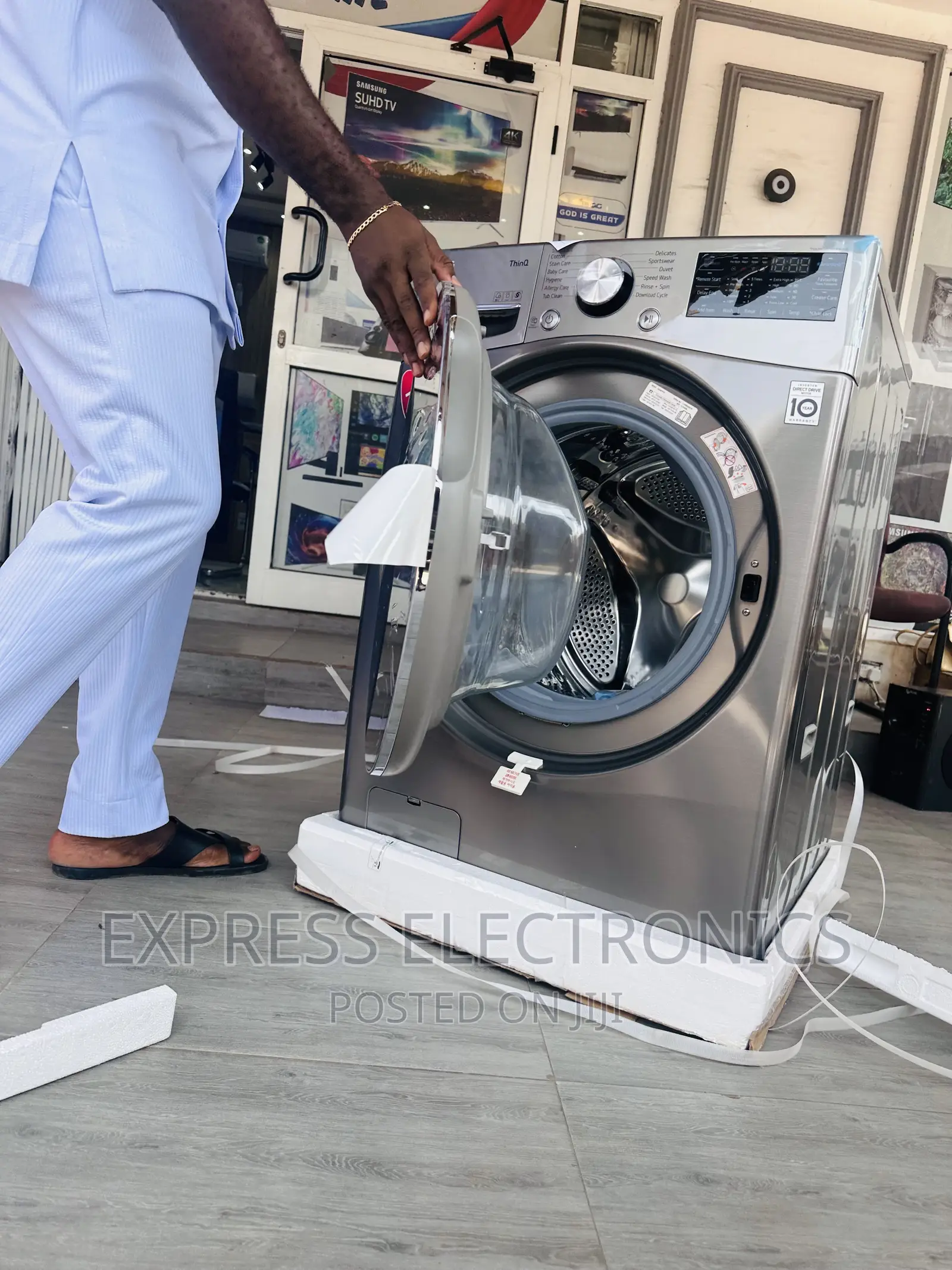 Super Cool  F0L9DGP2S Washing Machine LG GREY